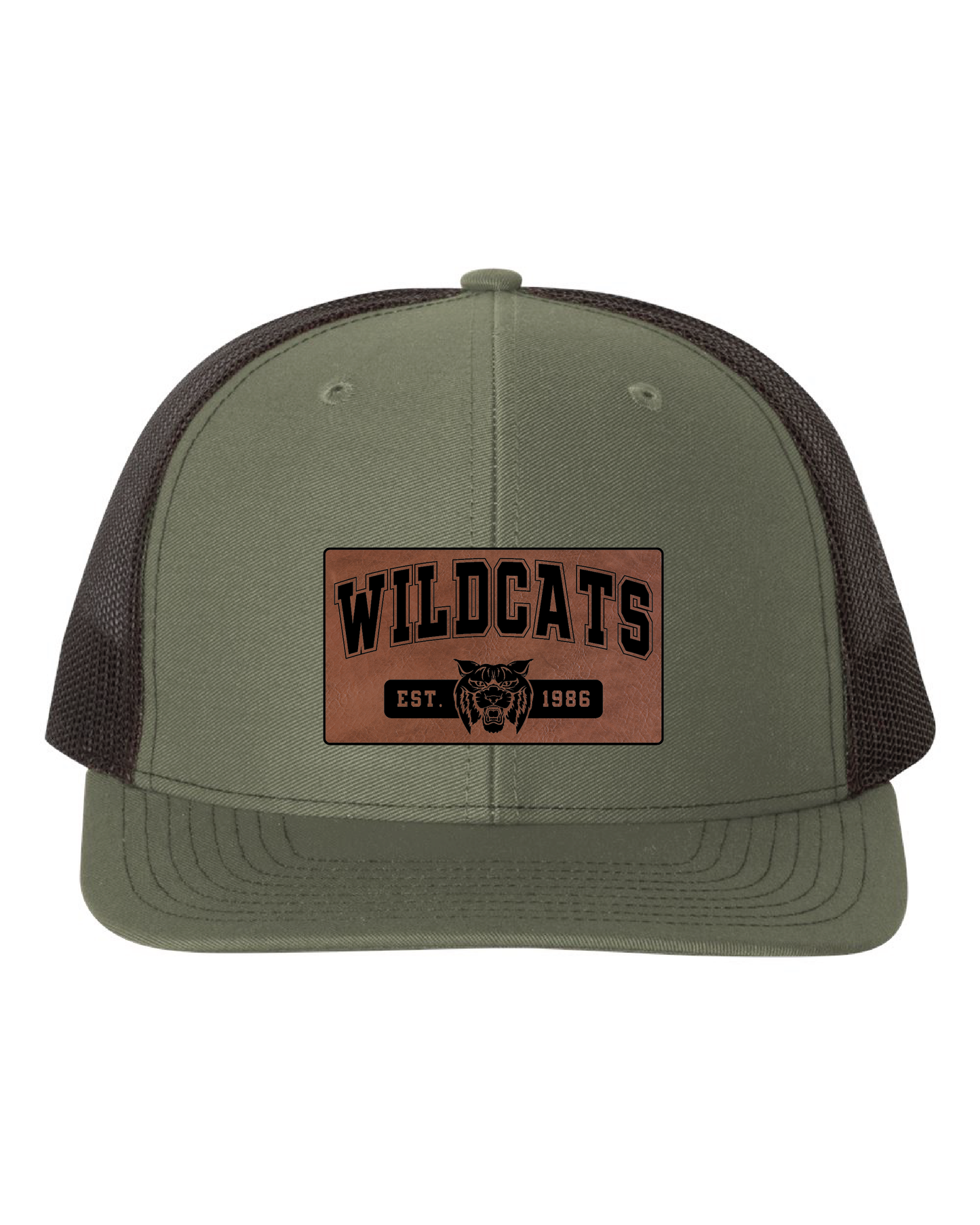 Snapback Leather Patch Hat