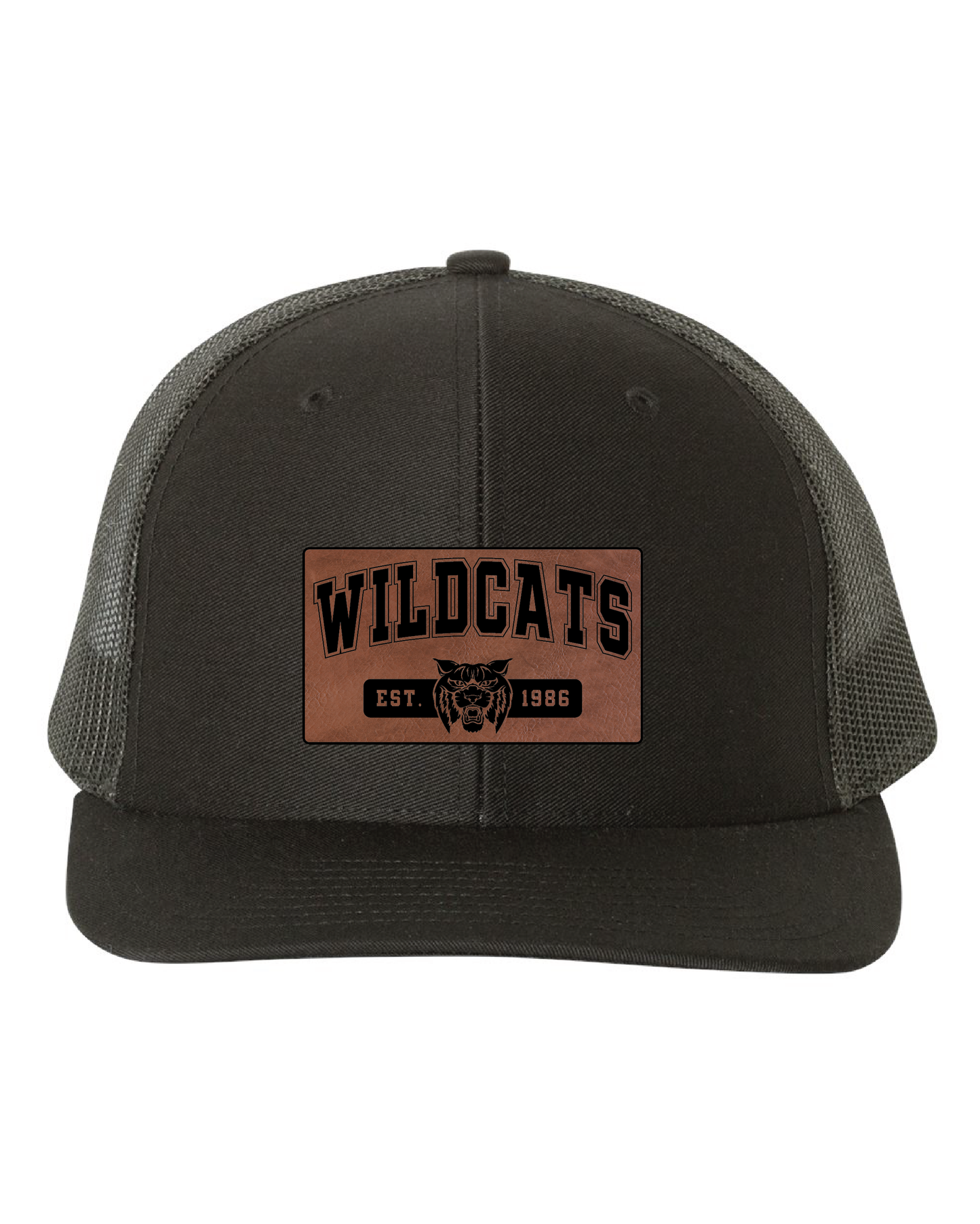 Snapback Leather Patch Hat