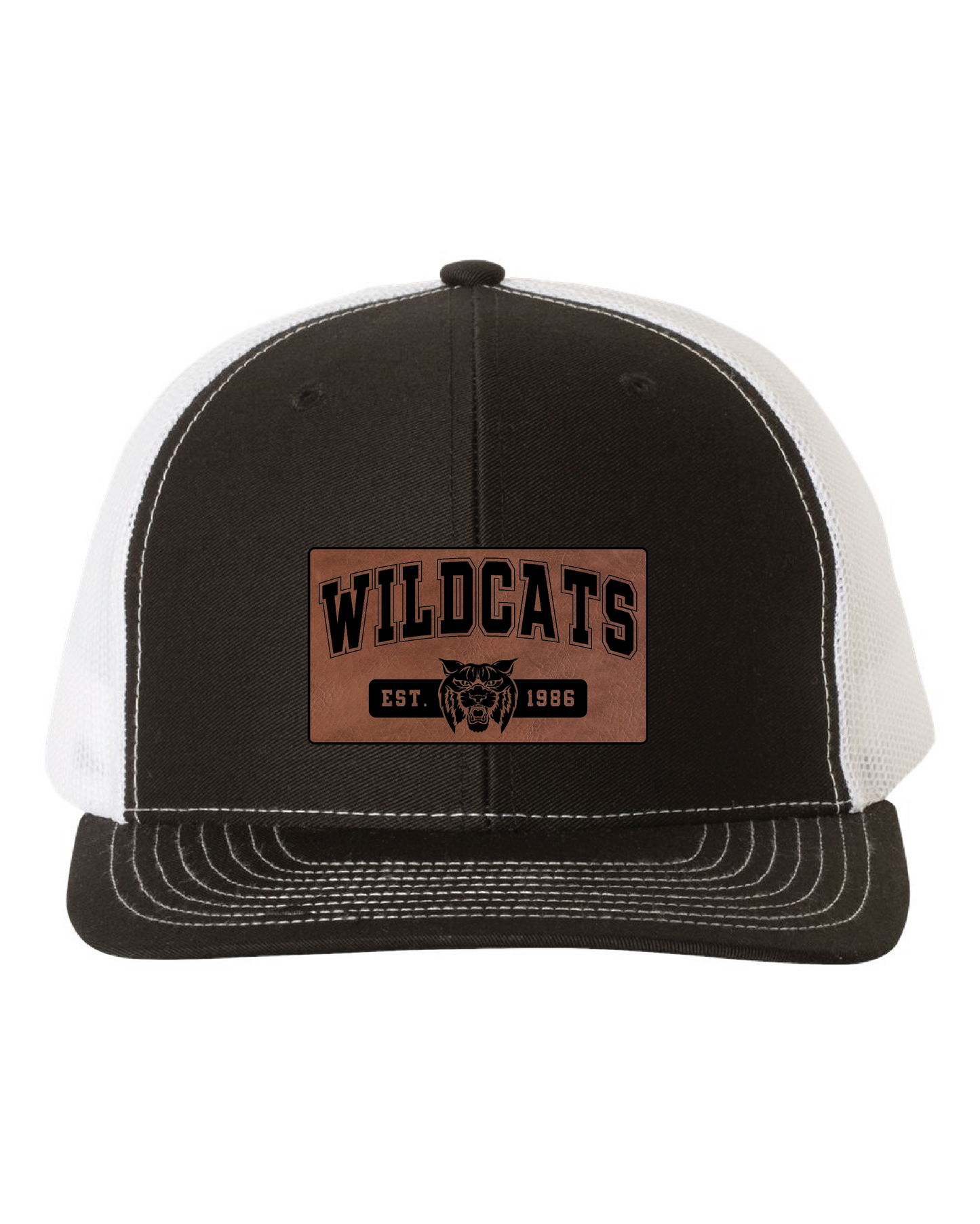 Snapback Leather Patch Hat