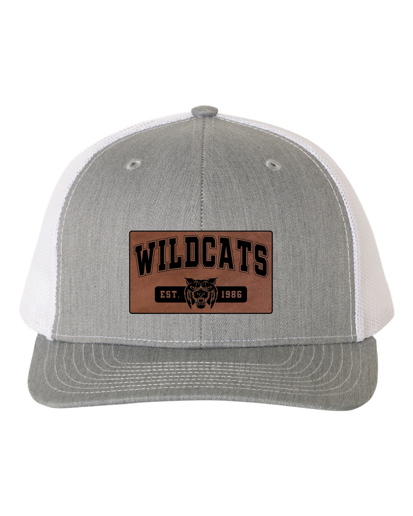 Snapback Leather Patch Hat