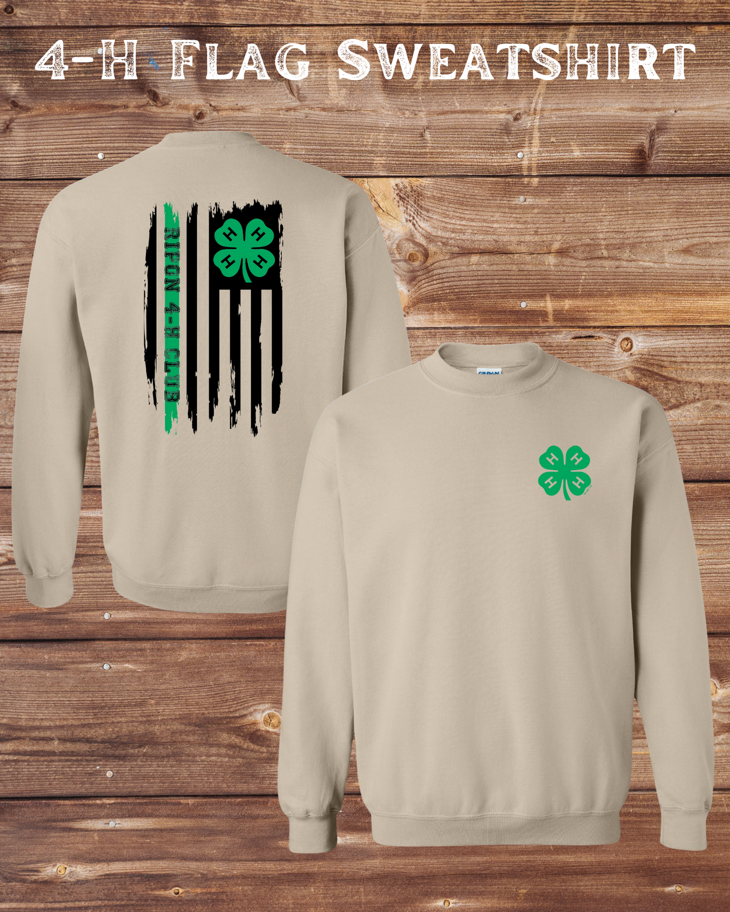 4-H Flag Sweatshirt
