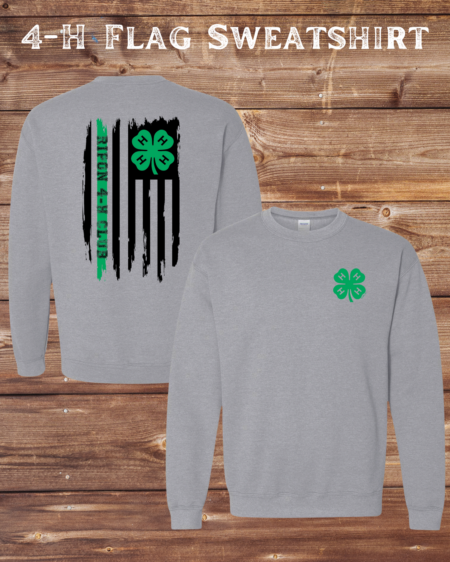 4-H Flag Sweatshirt