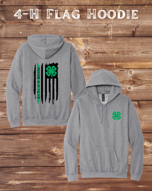 4-H Flag Hoodie