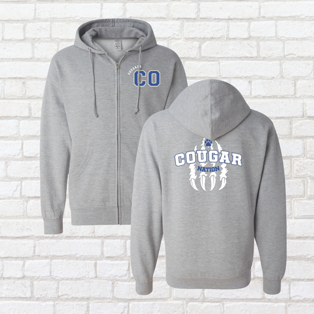 Slasher Cat Zip Up Hoodie