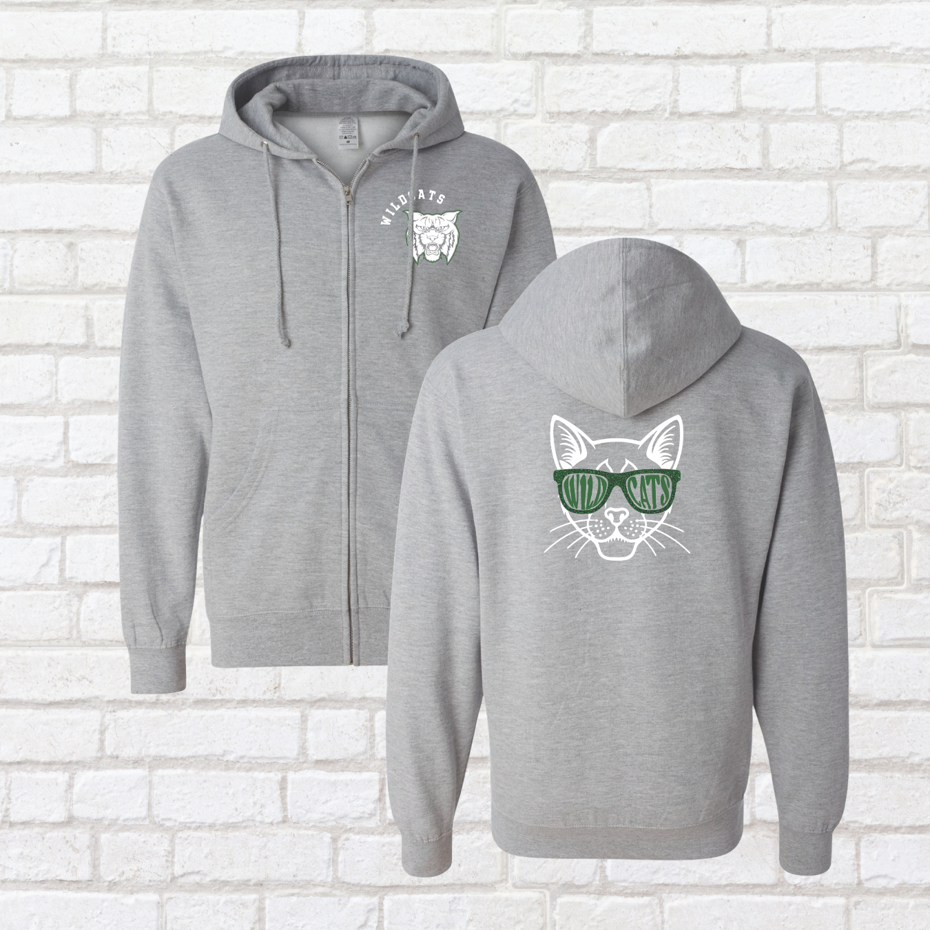 Weston Glitter Glasses Zip Up