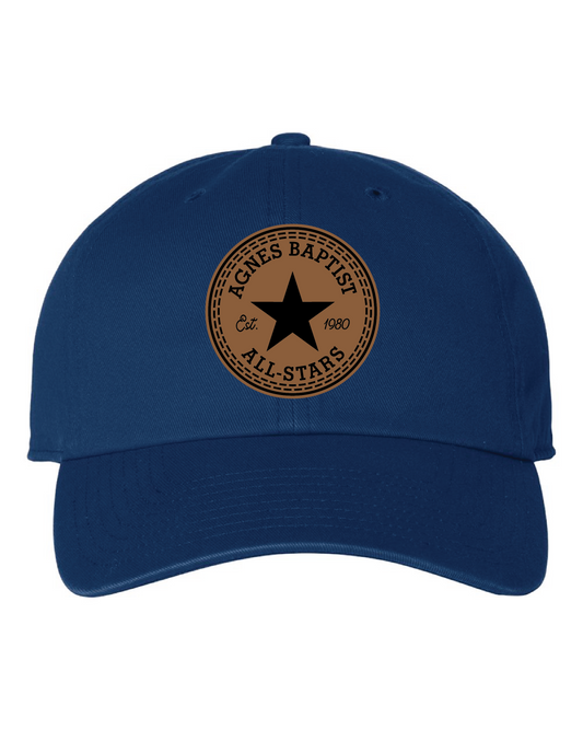 AB Twill Leather Patch Hat