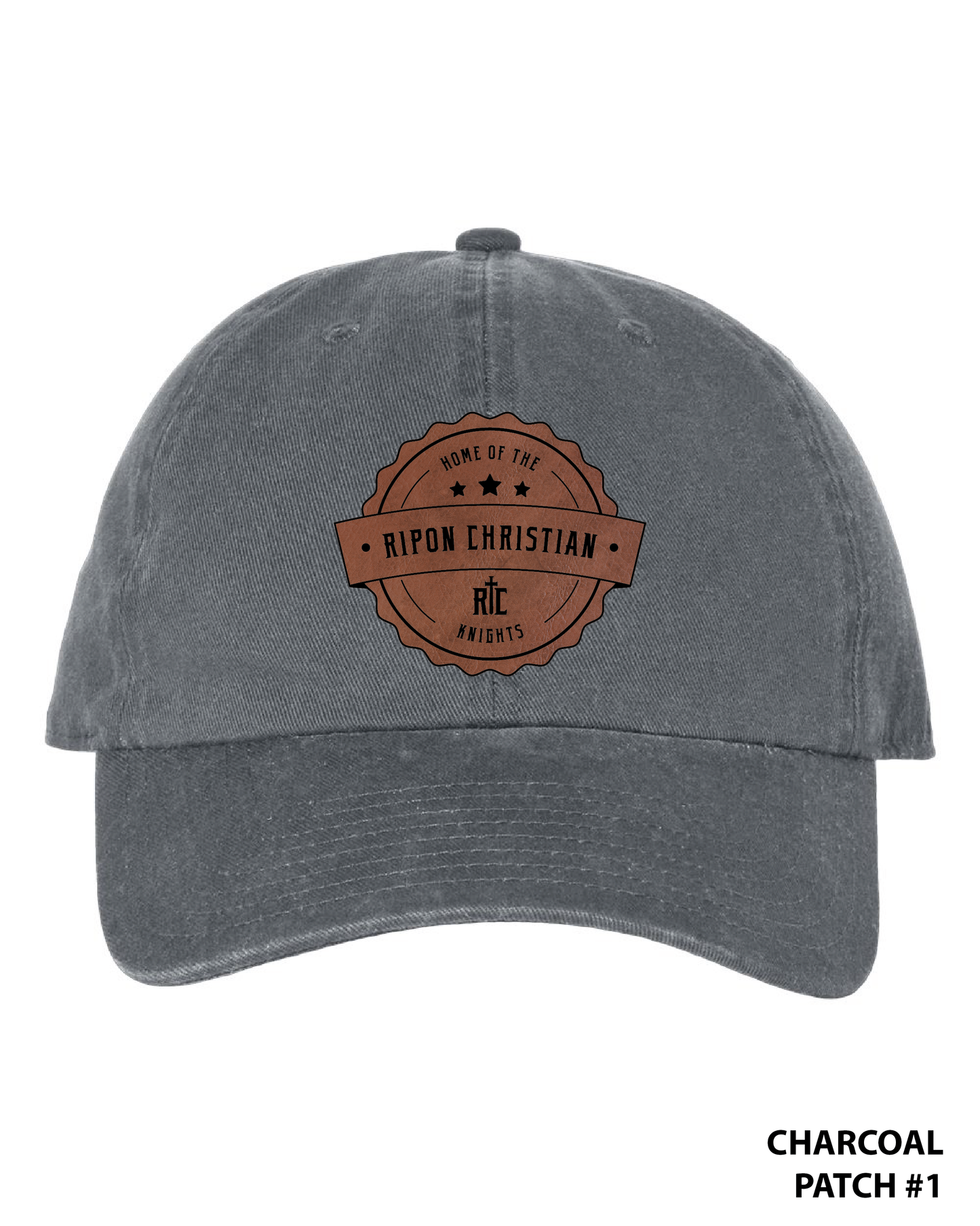 Customizable Twill Leather Patch Hat