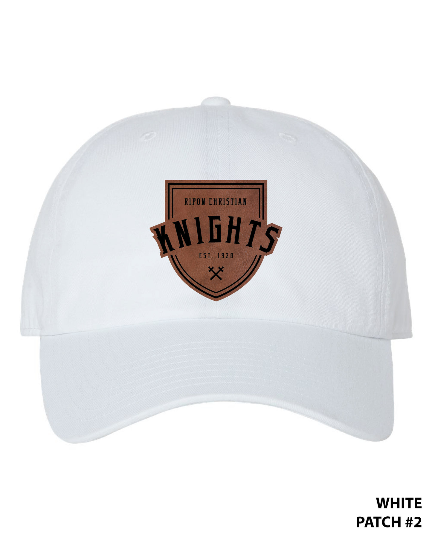Customizable Twill Leather Patch Hat