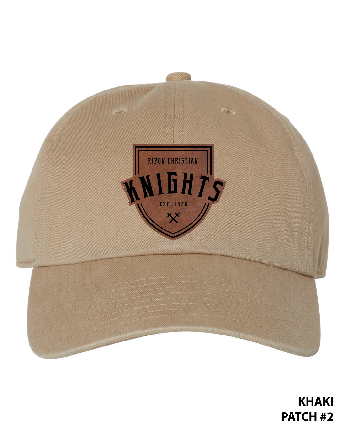 Customizable Twill Leather Patch Hat