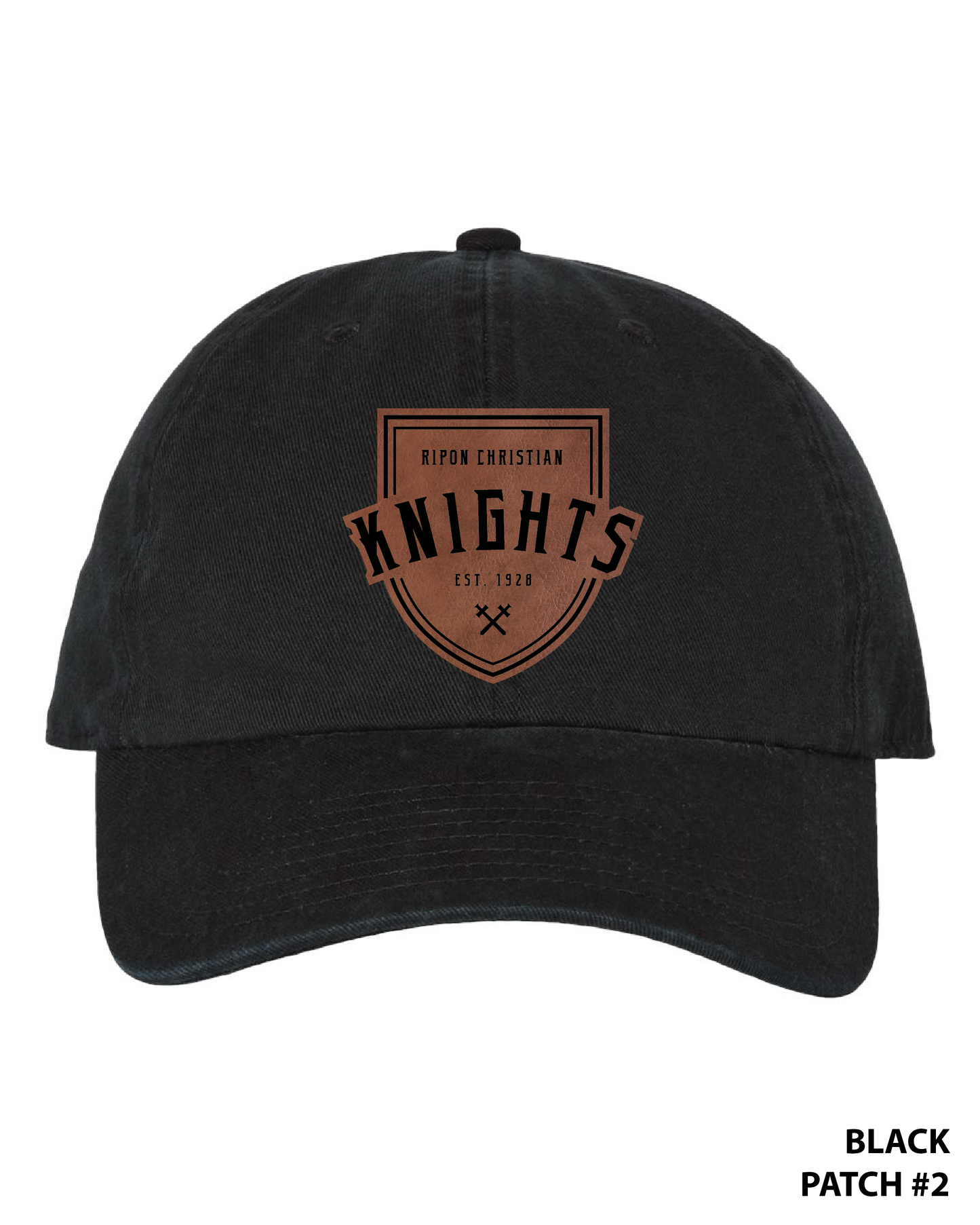 Customizable Twill Leather Patch Hat