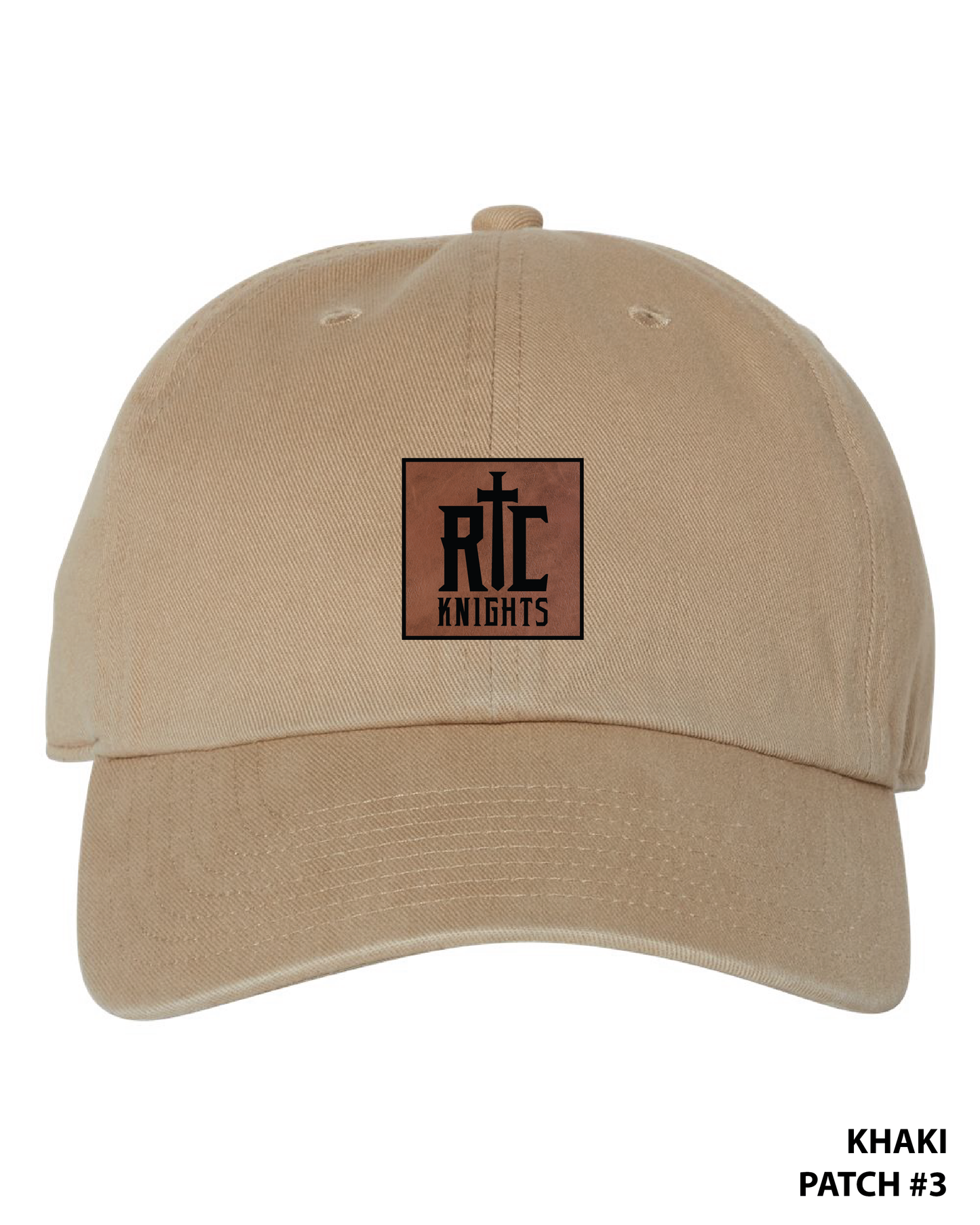 Customizable Twill Leather Patch Hat