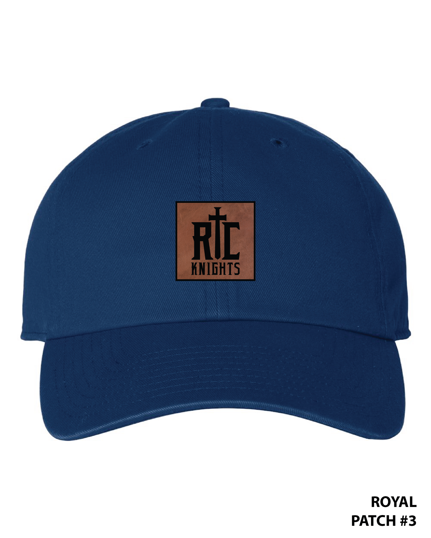 Customizable Twill Leather Patch Hat
