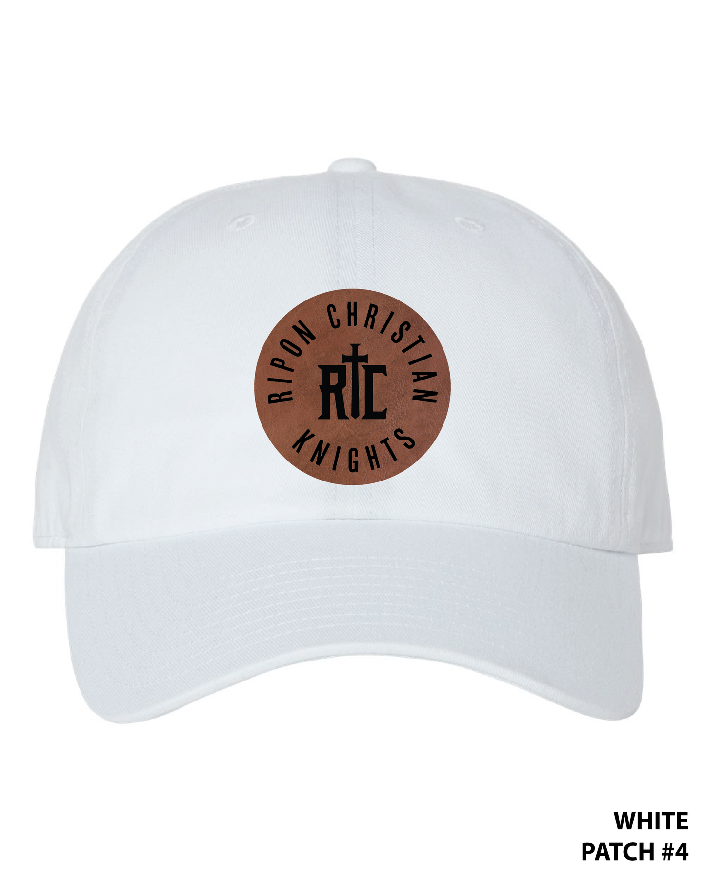 Customizable Twill Leather Patch Hat