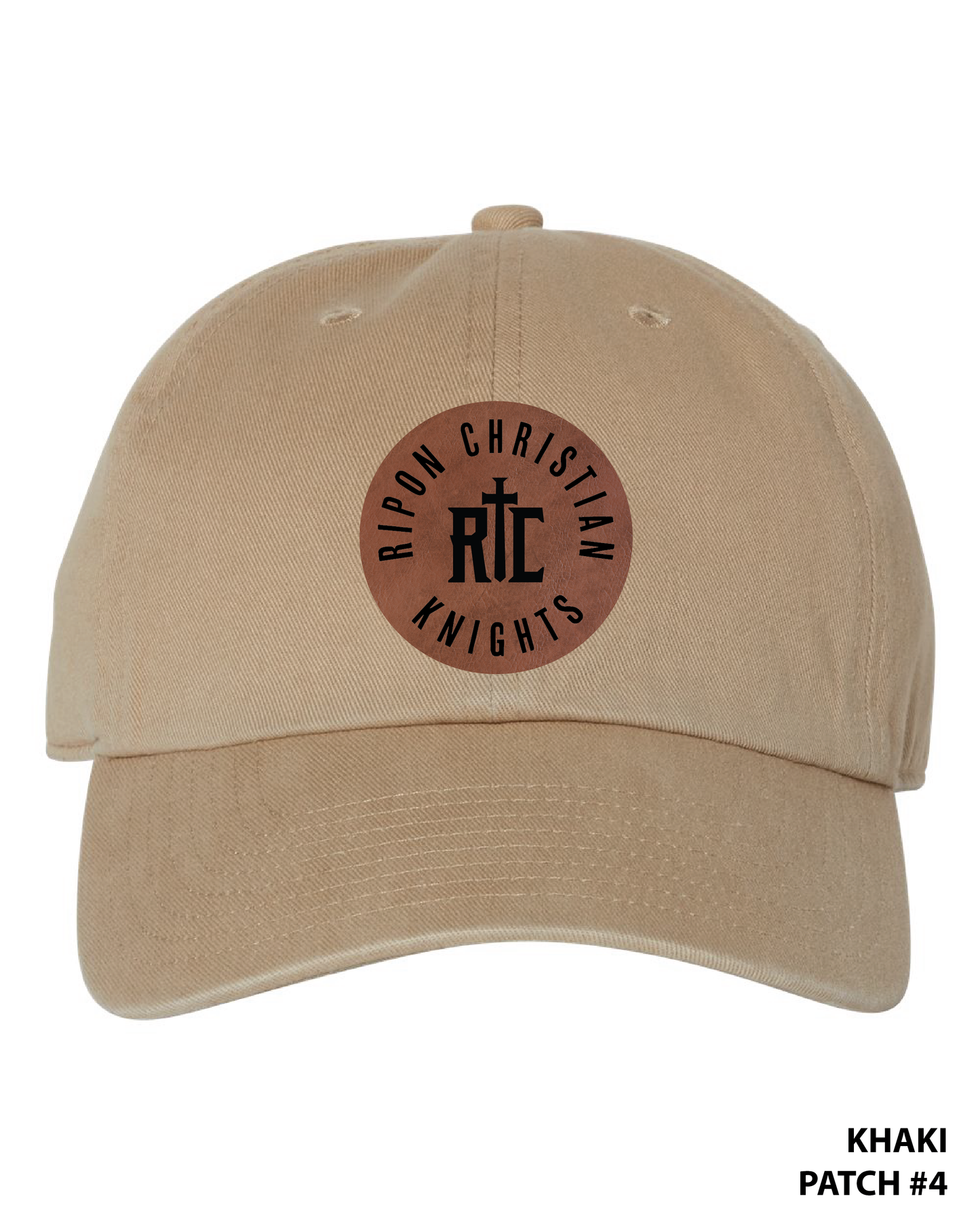 Customizable Twill Leather Patch Hat