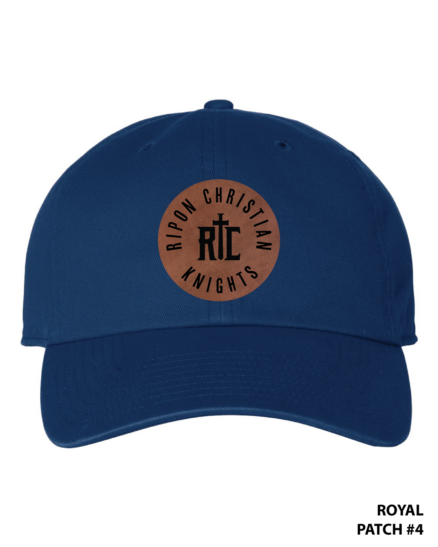 Customizable Twill Leather Patch Hat