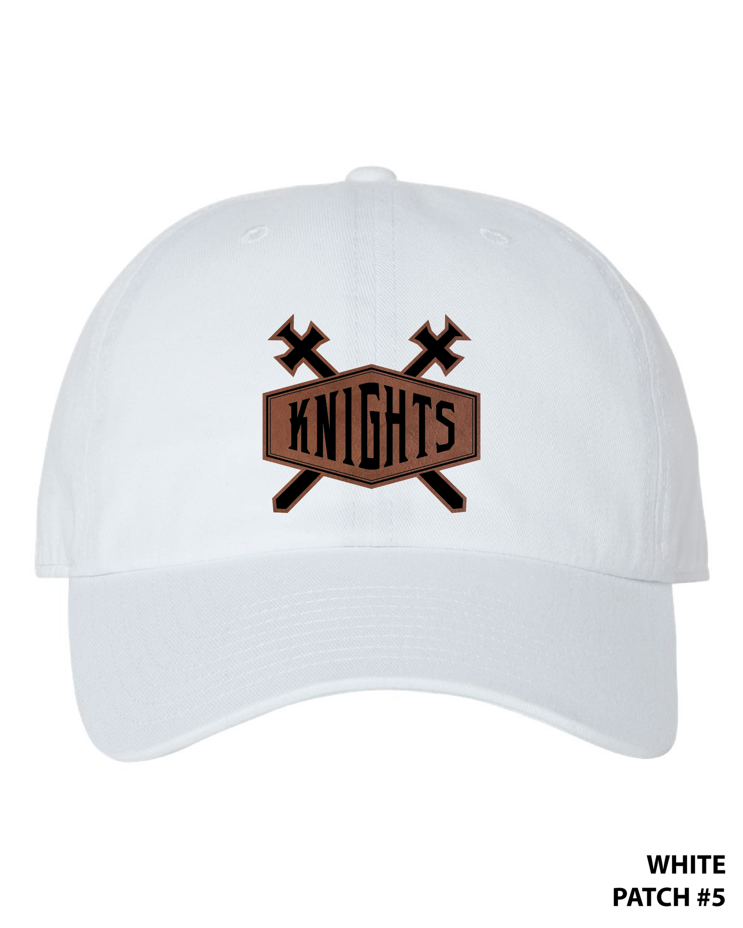 Customizable Twill Leather Patch Hat