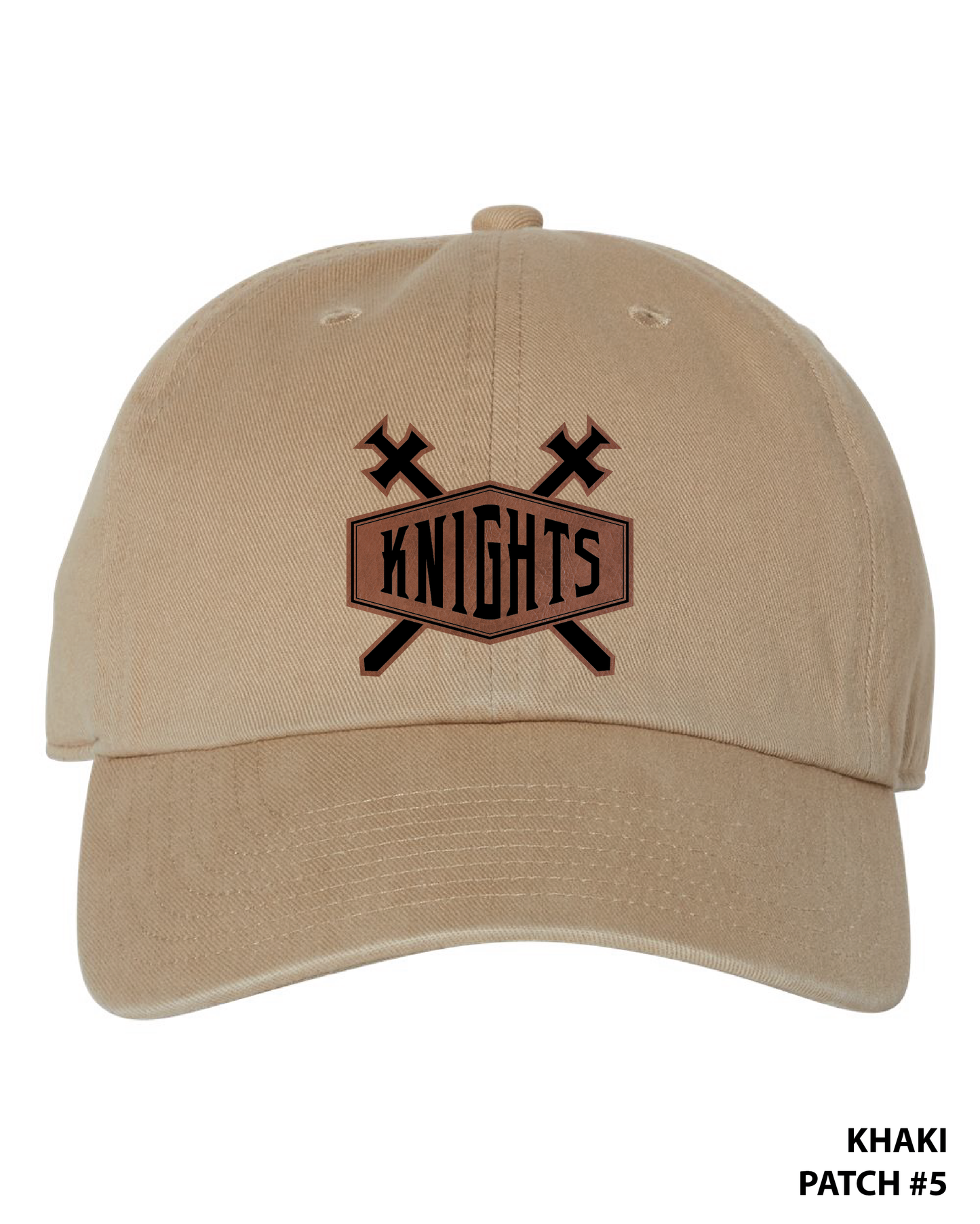Customizable Twill Leather Patch Hat