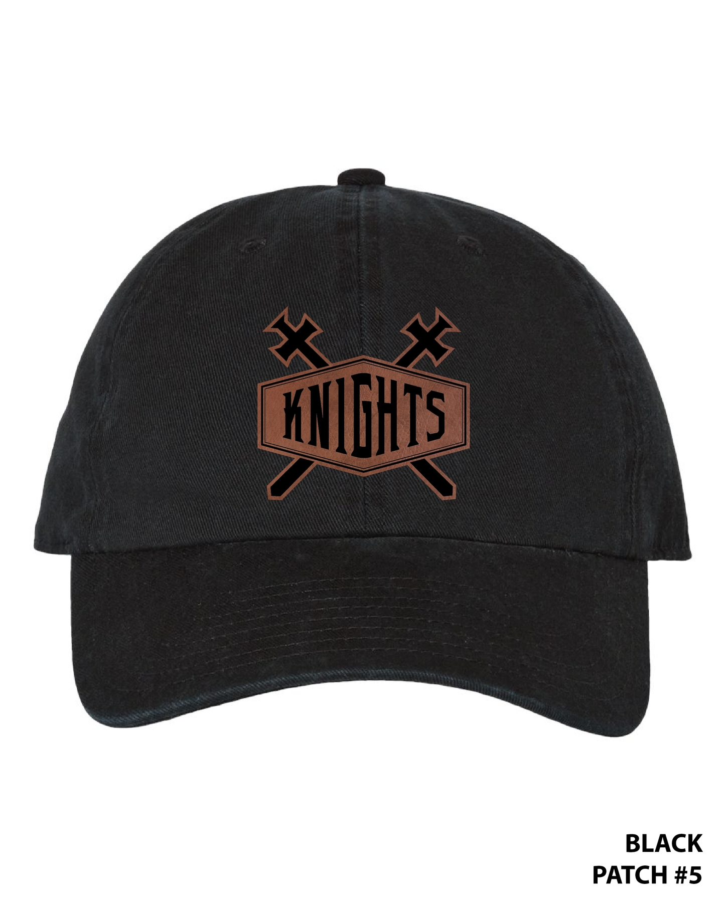 Customizable Twill Leather Patch Hat