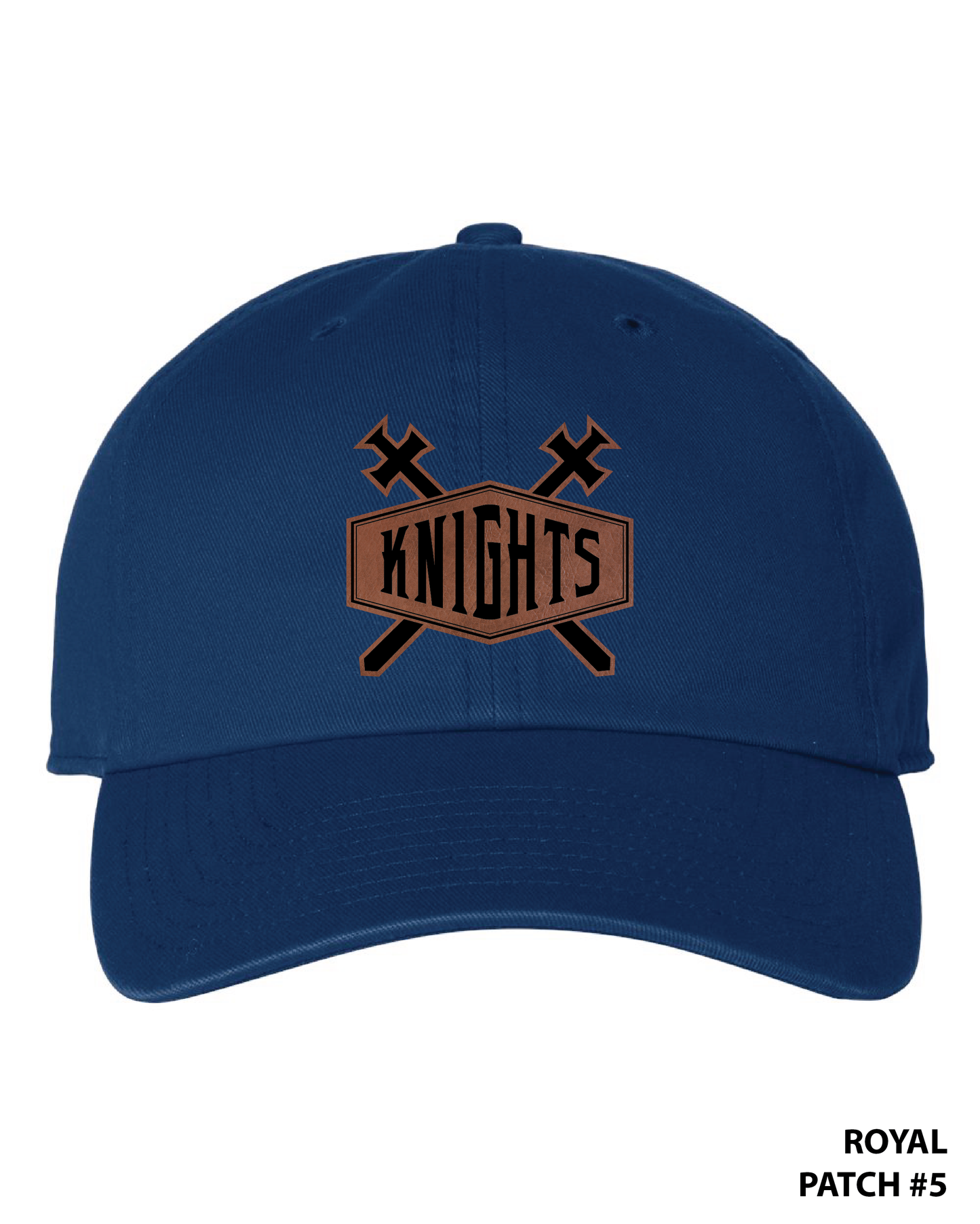Customizable Twill Leather Patch Hat
