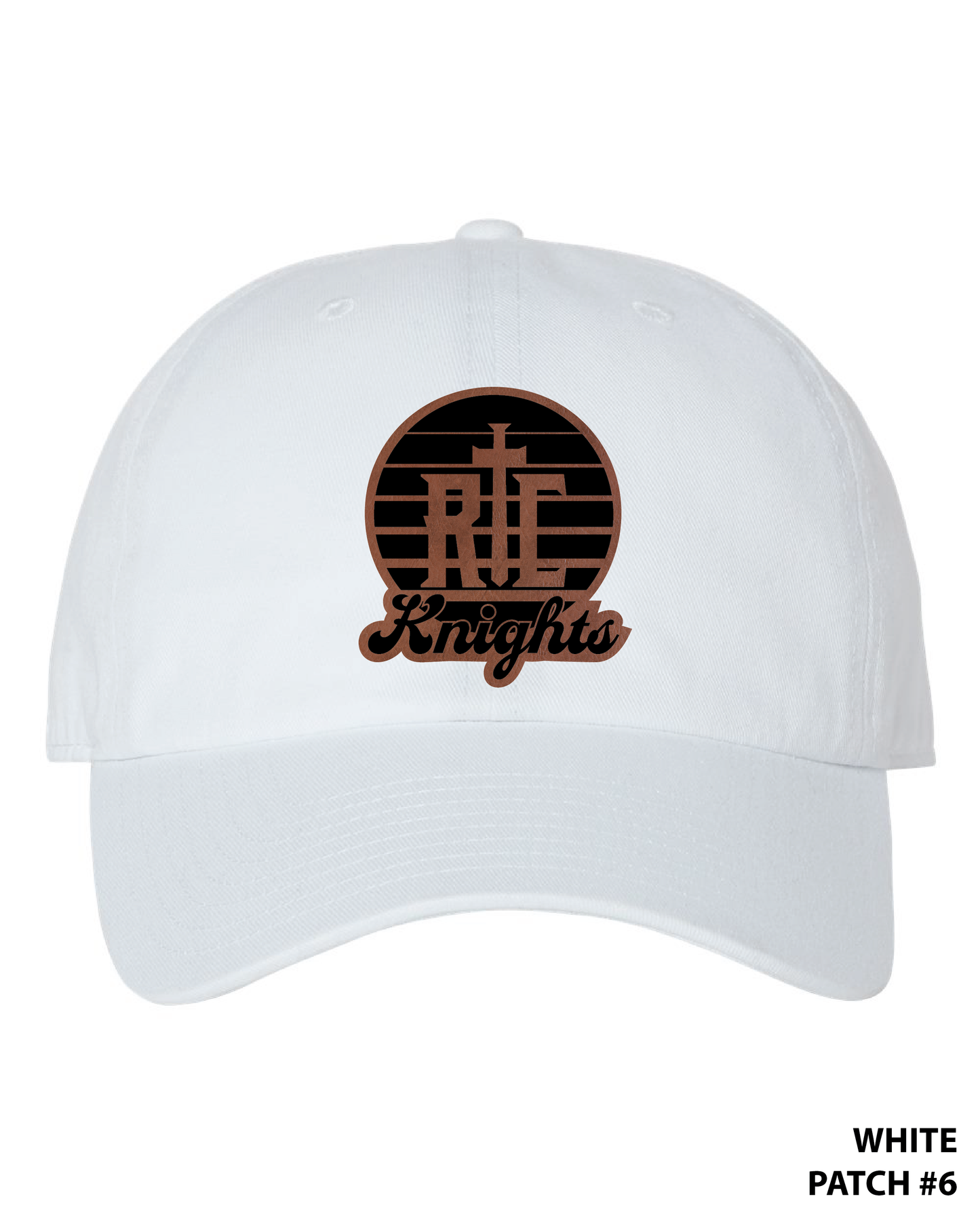 Customizable Twill Leather Patch Hat