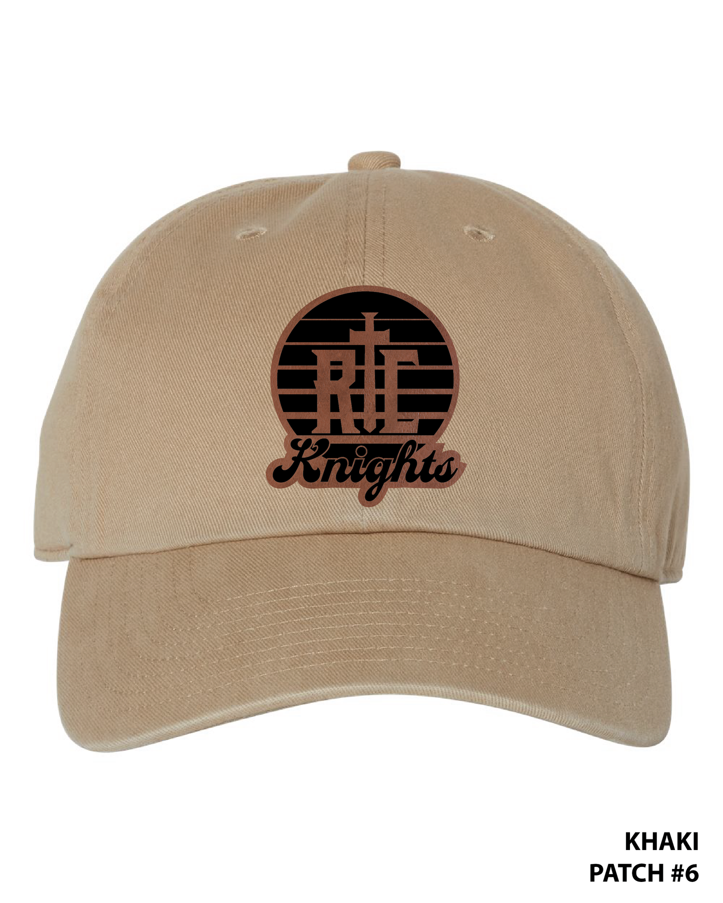 Customizable Twill Leather Patch Hat