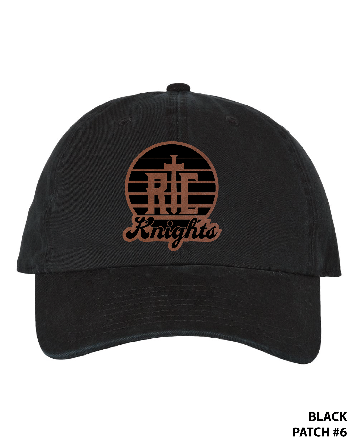 Customizable Twill Leather Patch Hat