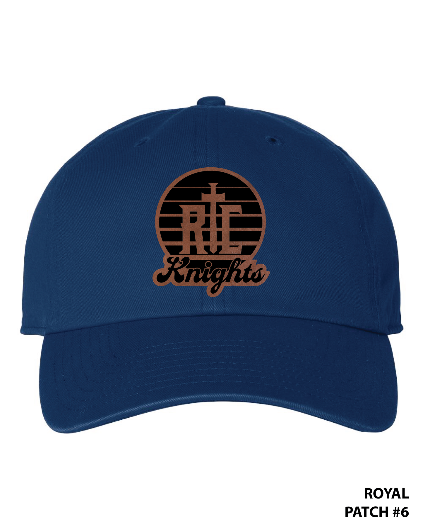 Customizable Twill Leather Patch Hat