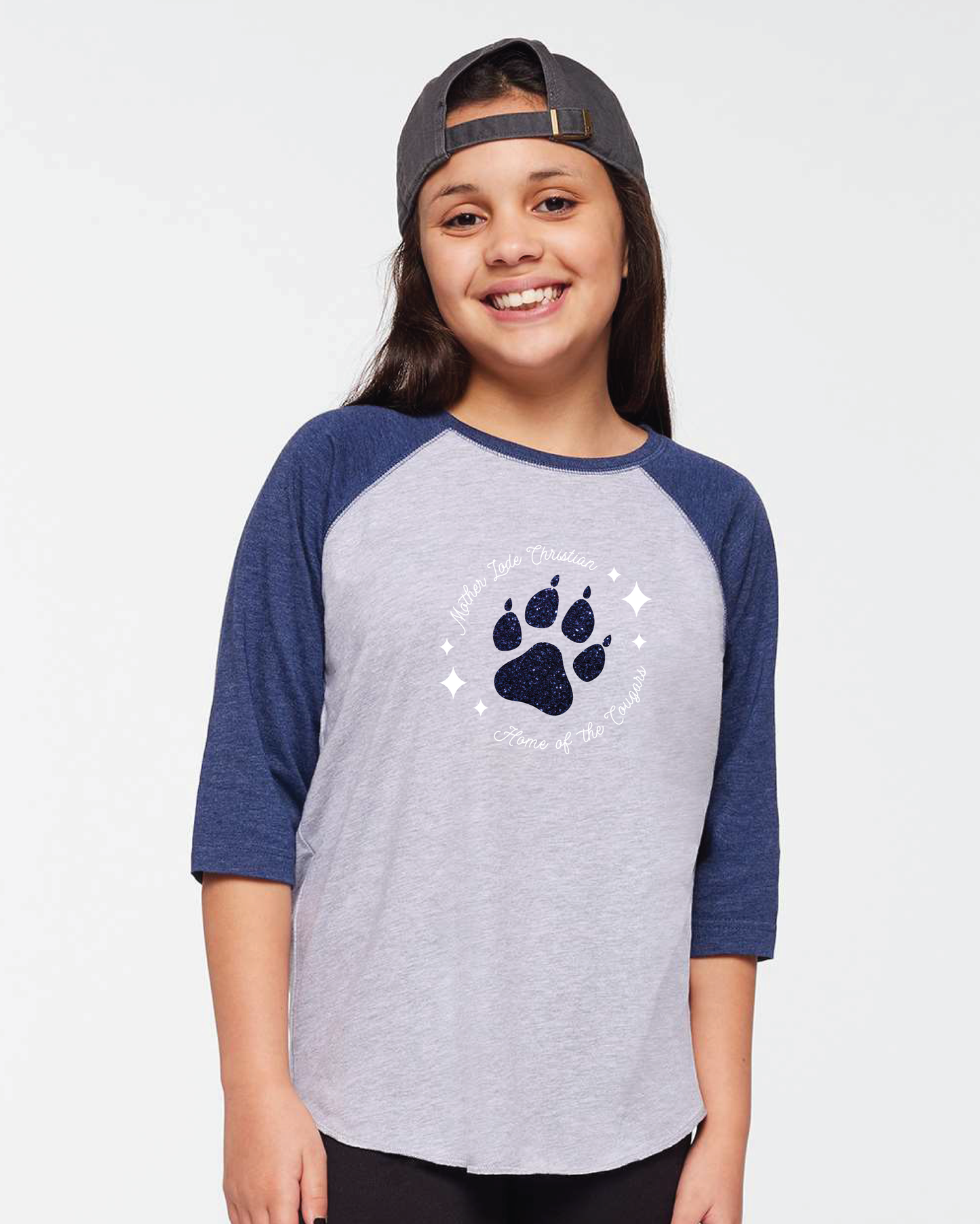 MLCS Baseball Style Tee (choose your design)