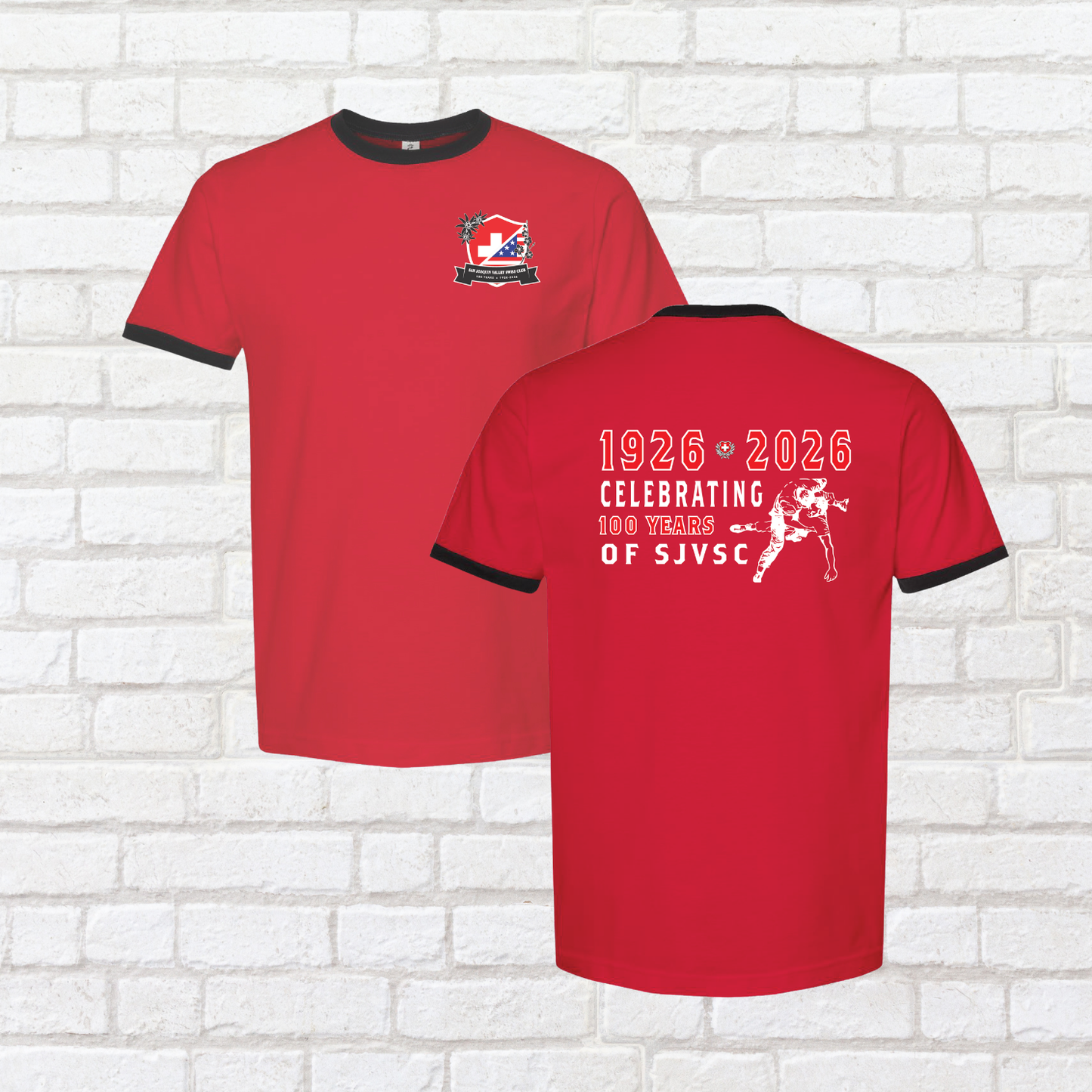 Swiss Ringer Tee (Choose your Design!)