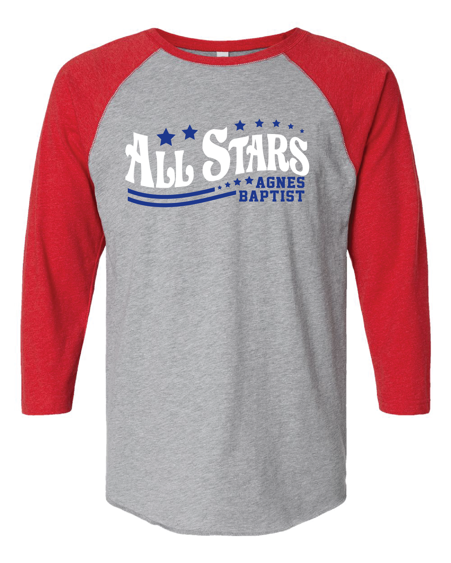 AB Baseball Style Tee (choose your logo)