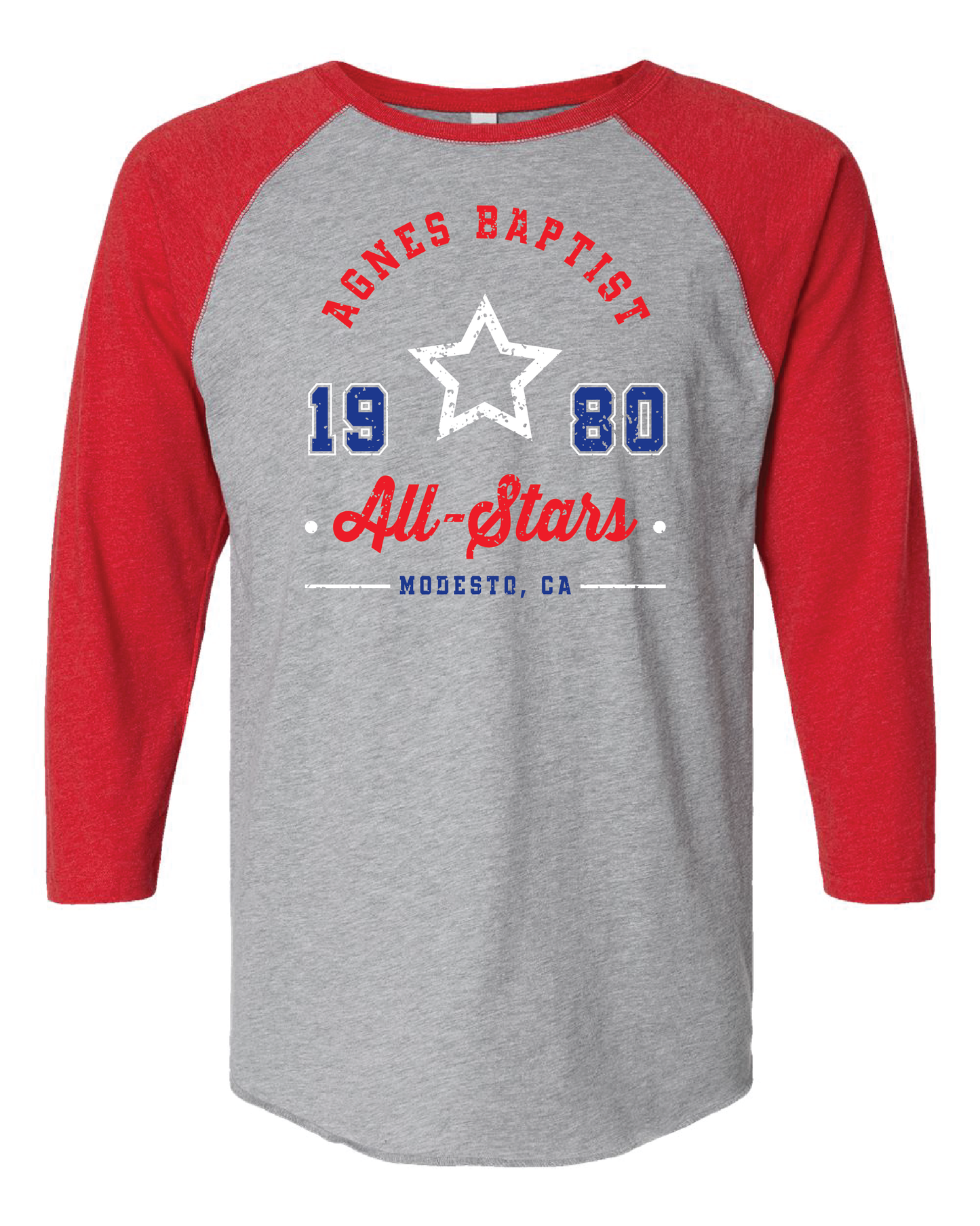 AB Baseball Style Tee (choose your logo)