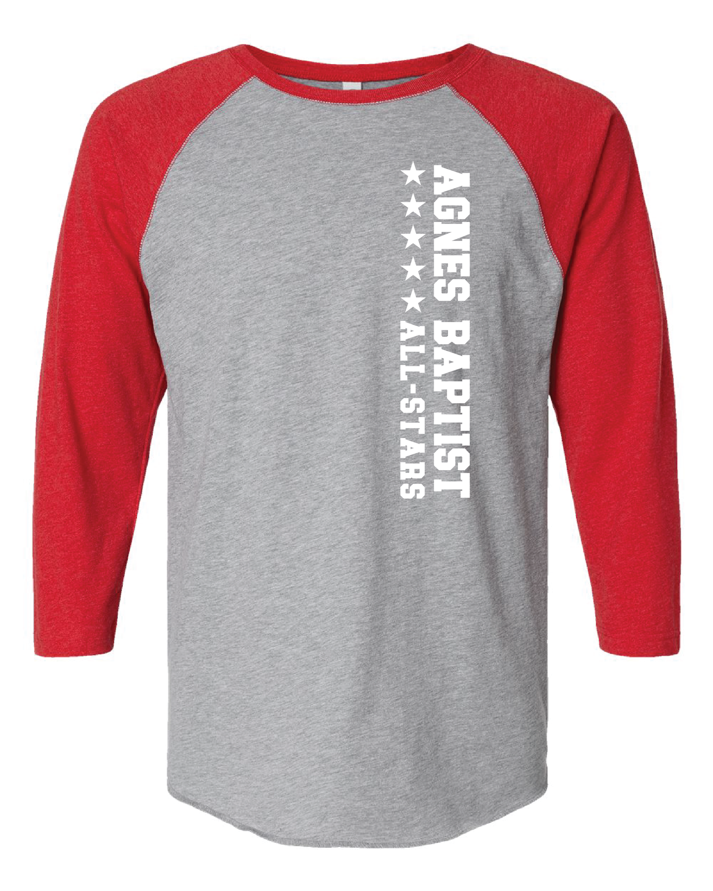 AB Baseball Style Tee (choose your logo)