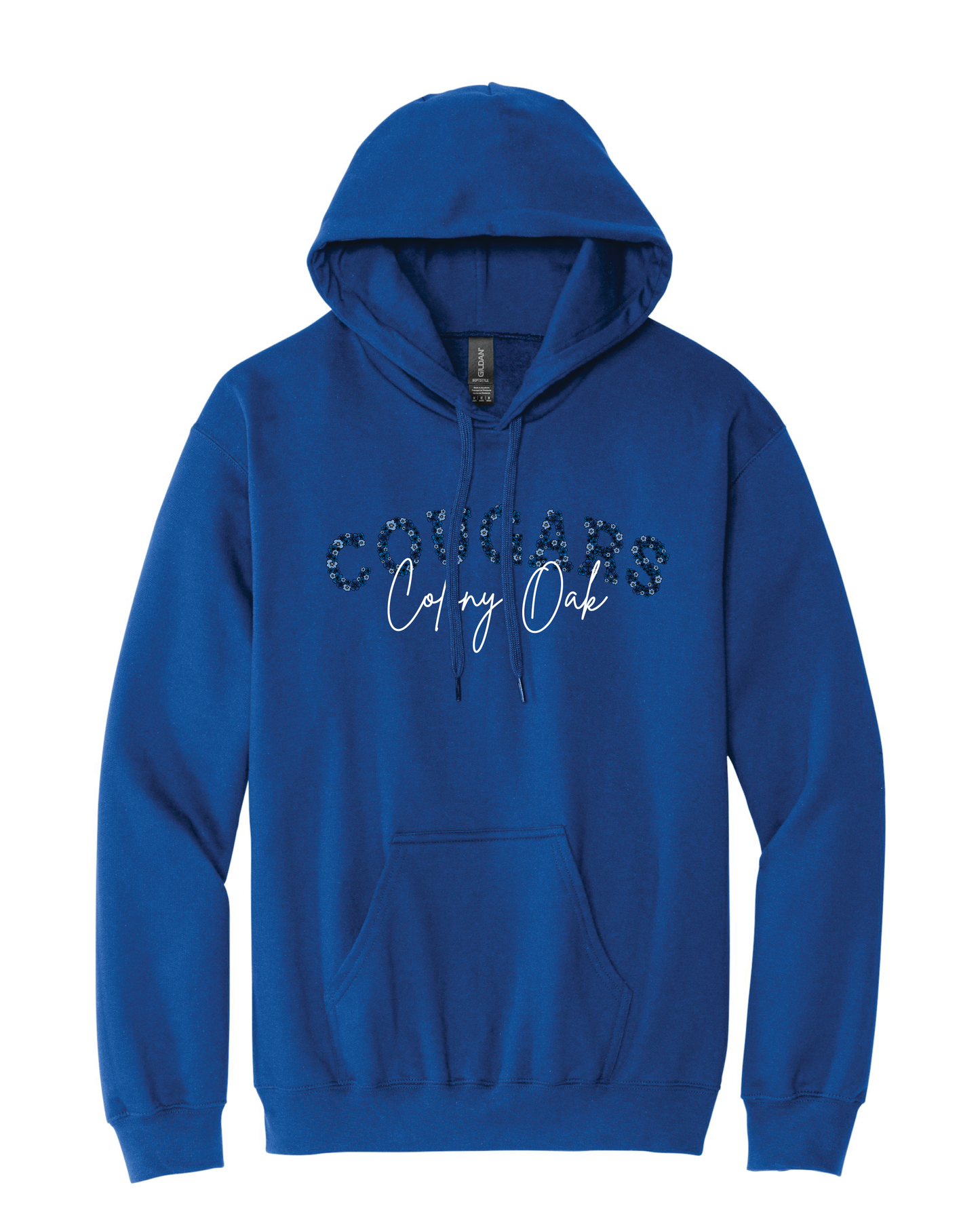 Floral Cougars Hoodie