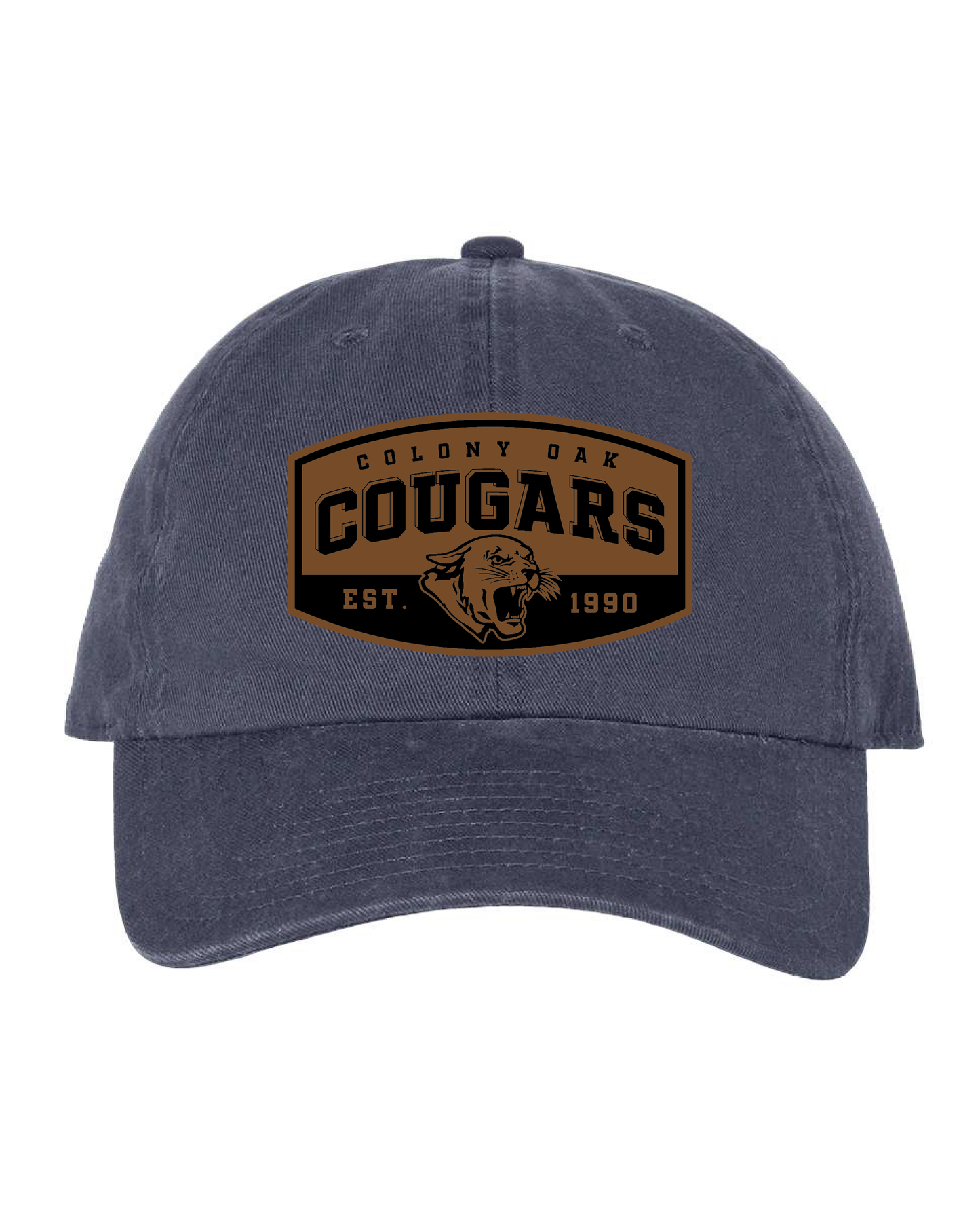 Twill Leather Patch Hat