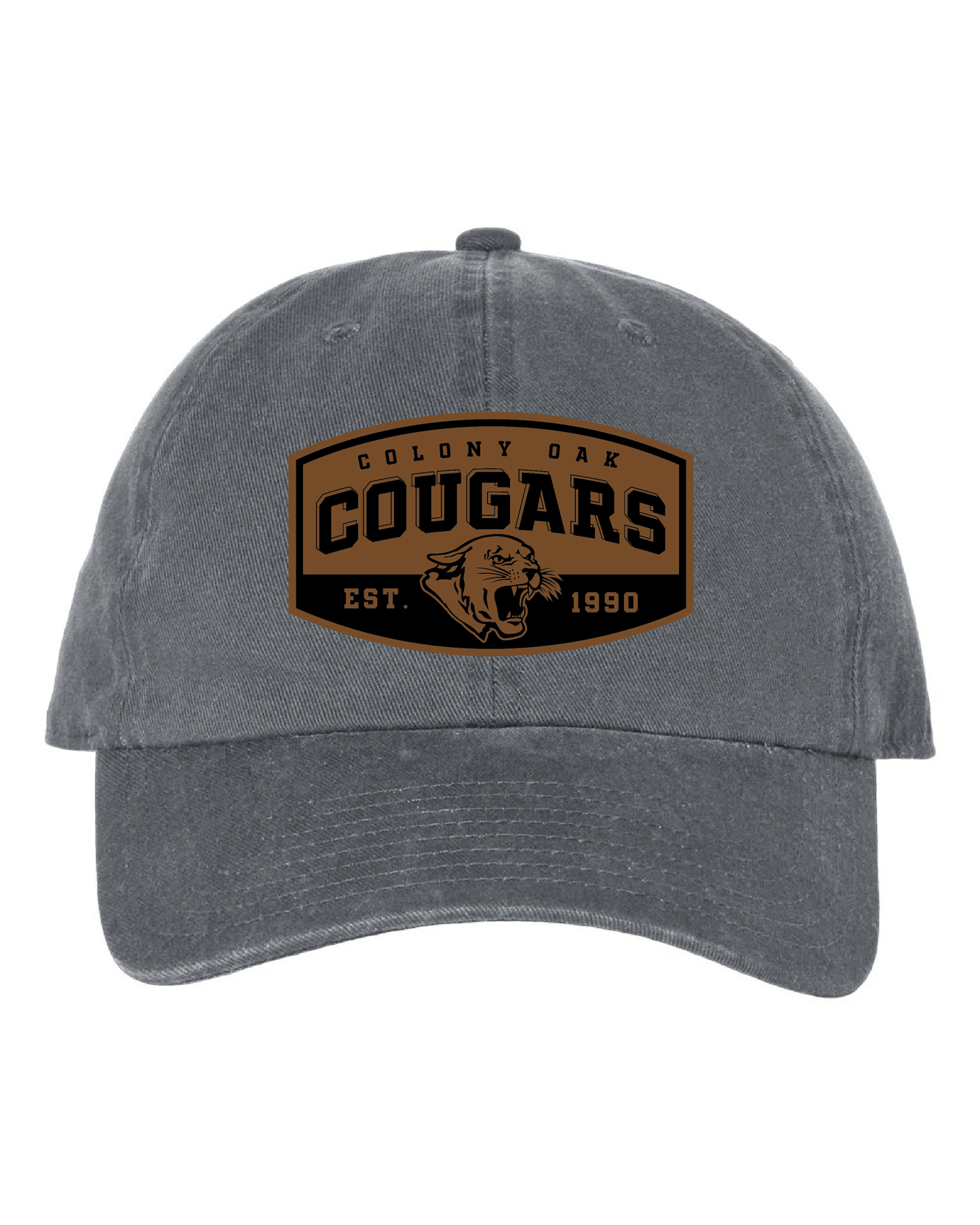 Twill Leather Patch Hat