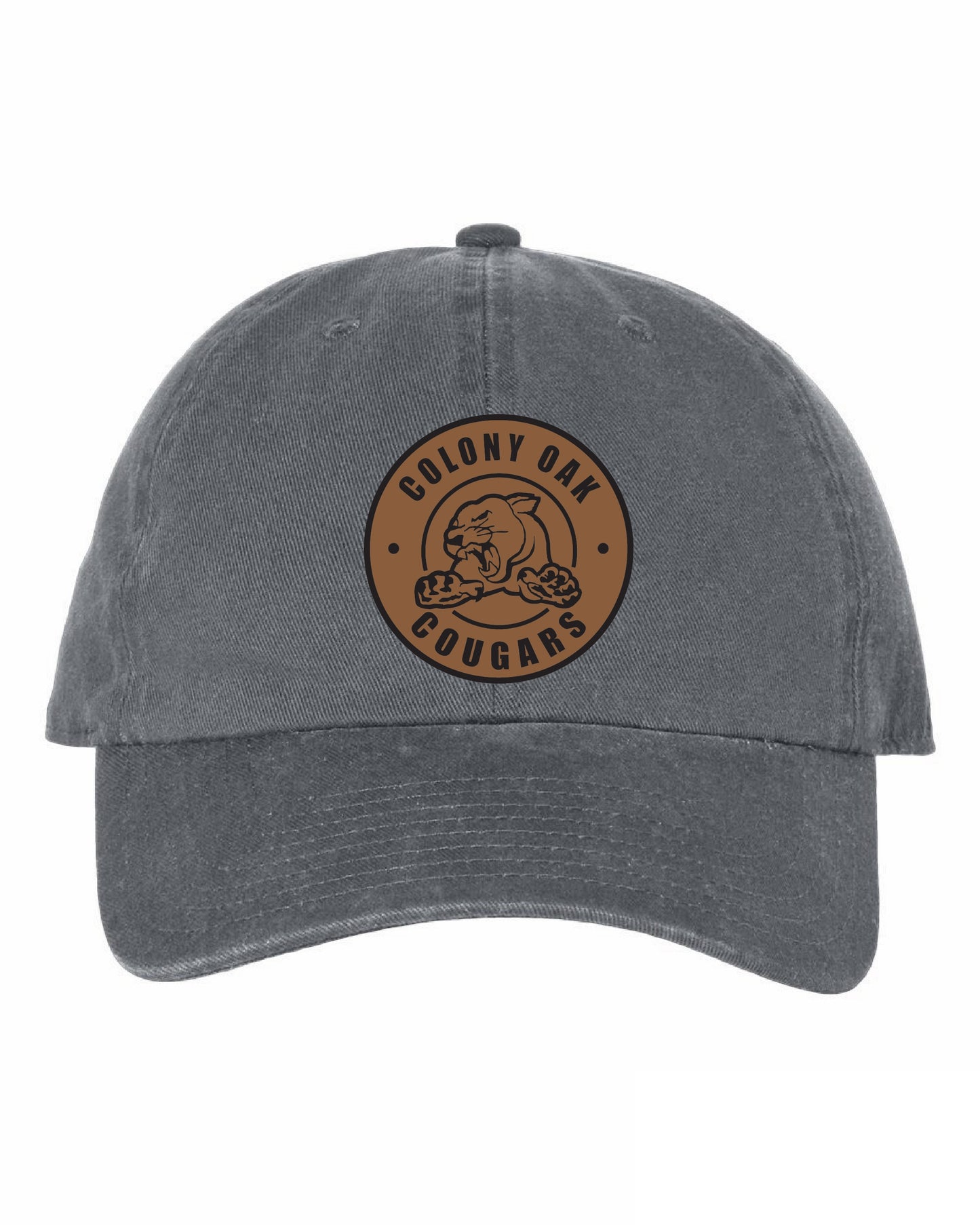 Twill Leather Patch Hat