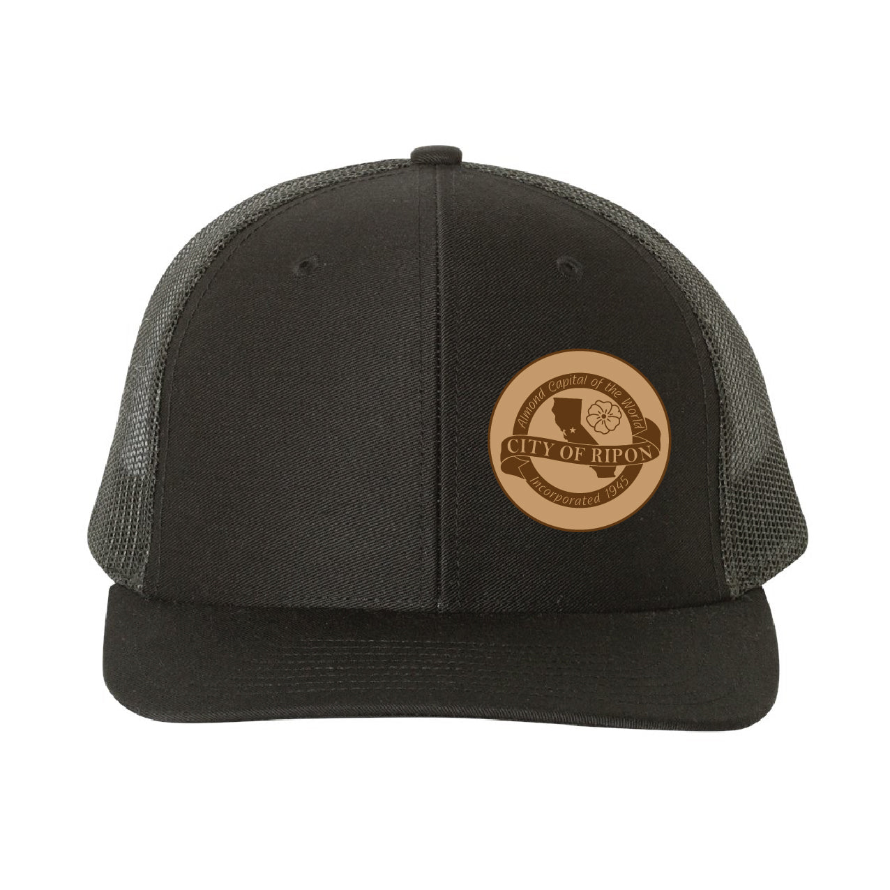 Leather Patch Trucker Hat