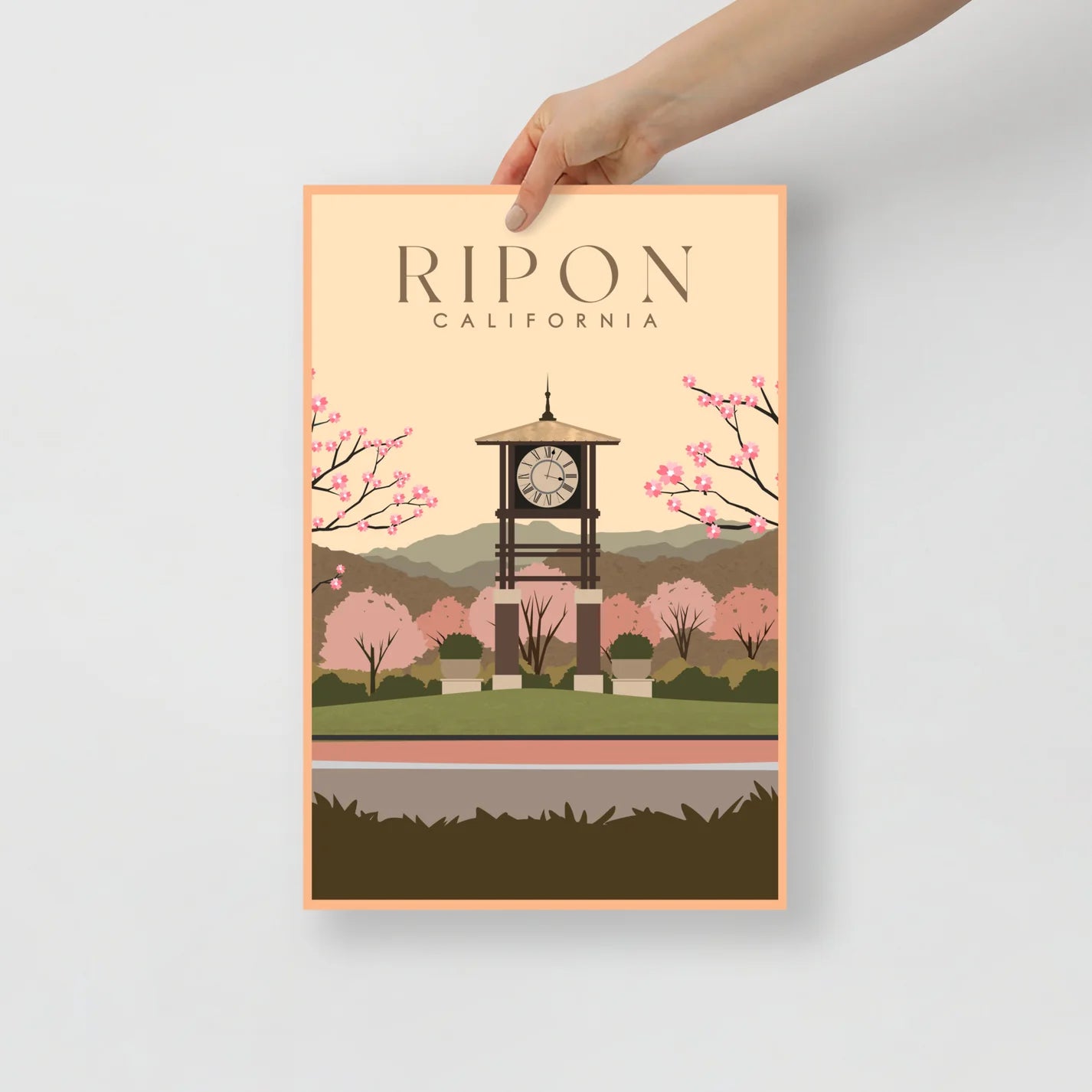 Ripon Clock Tower 12x18 Print