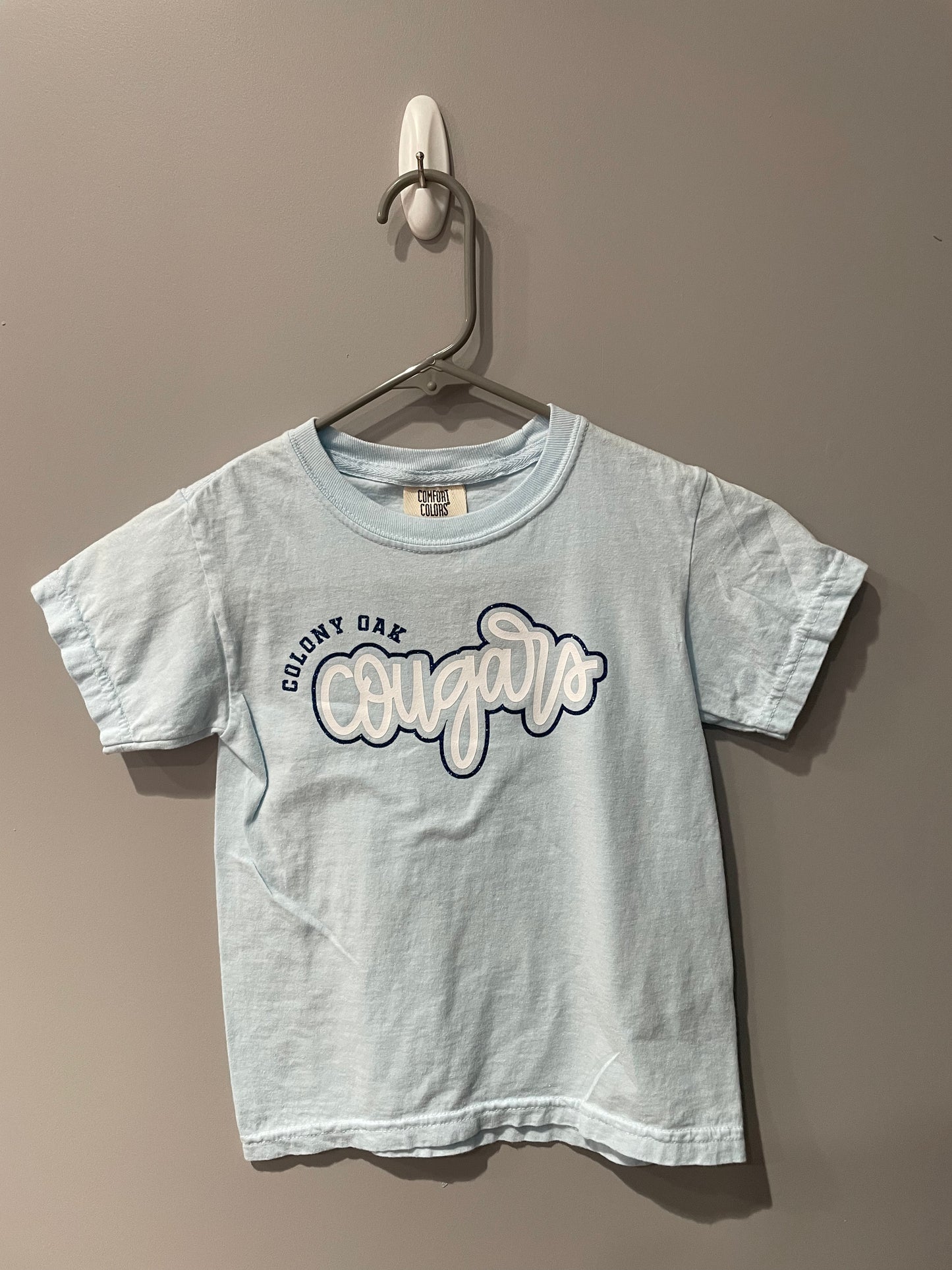 Light Blue Comfort Colors Cougar Tee