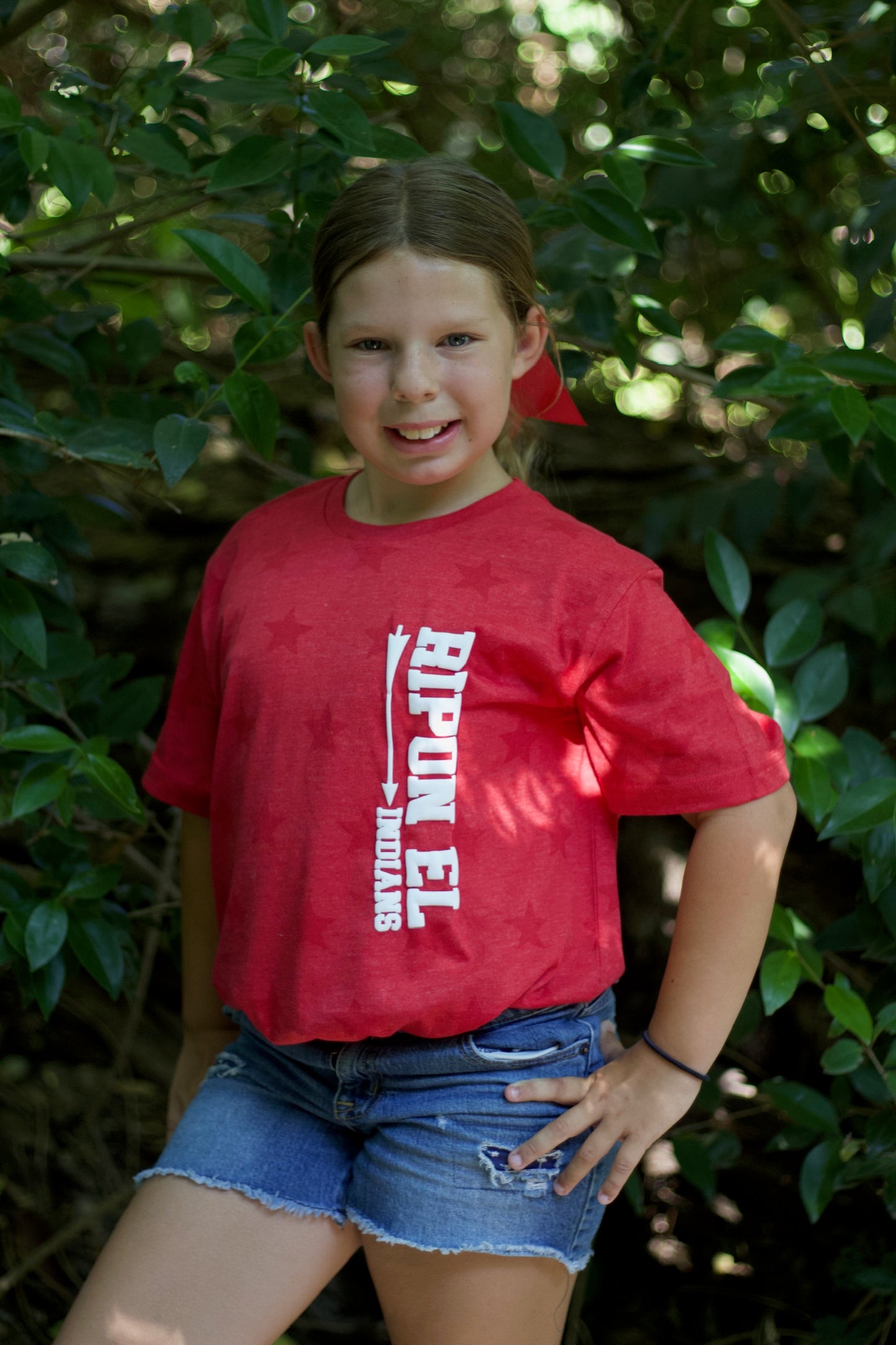 Indians Puff Paint Tee