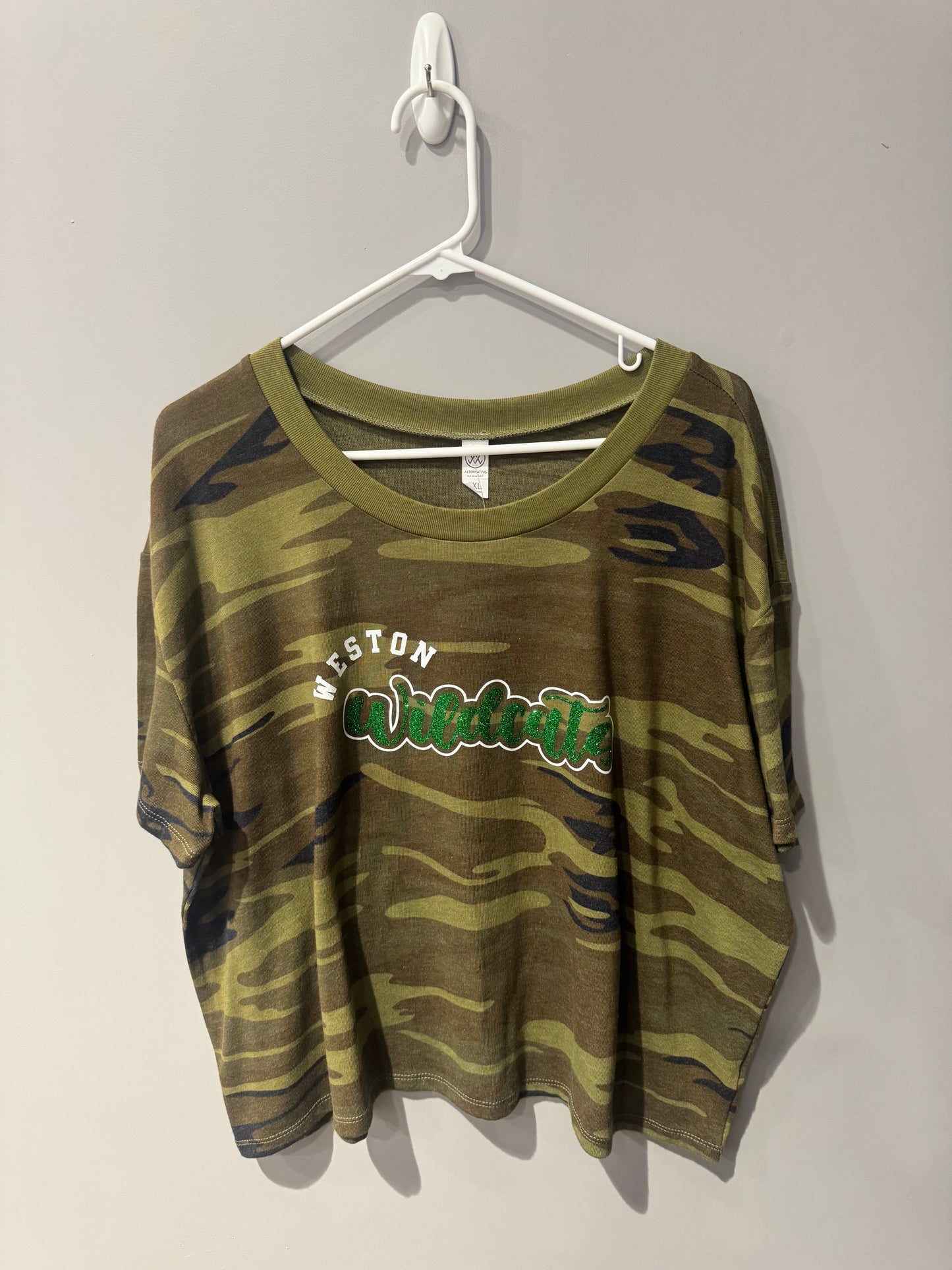 Camo Weston Crop Tee
