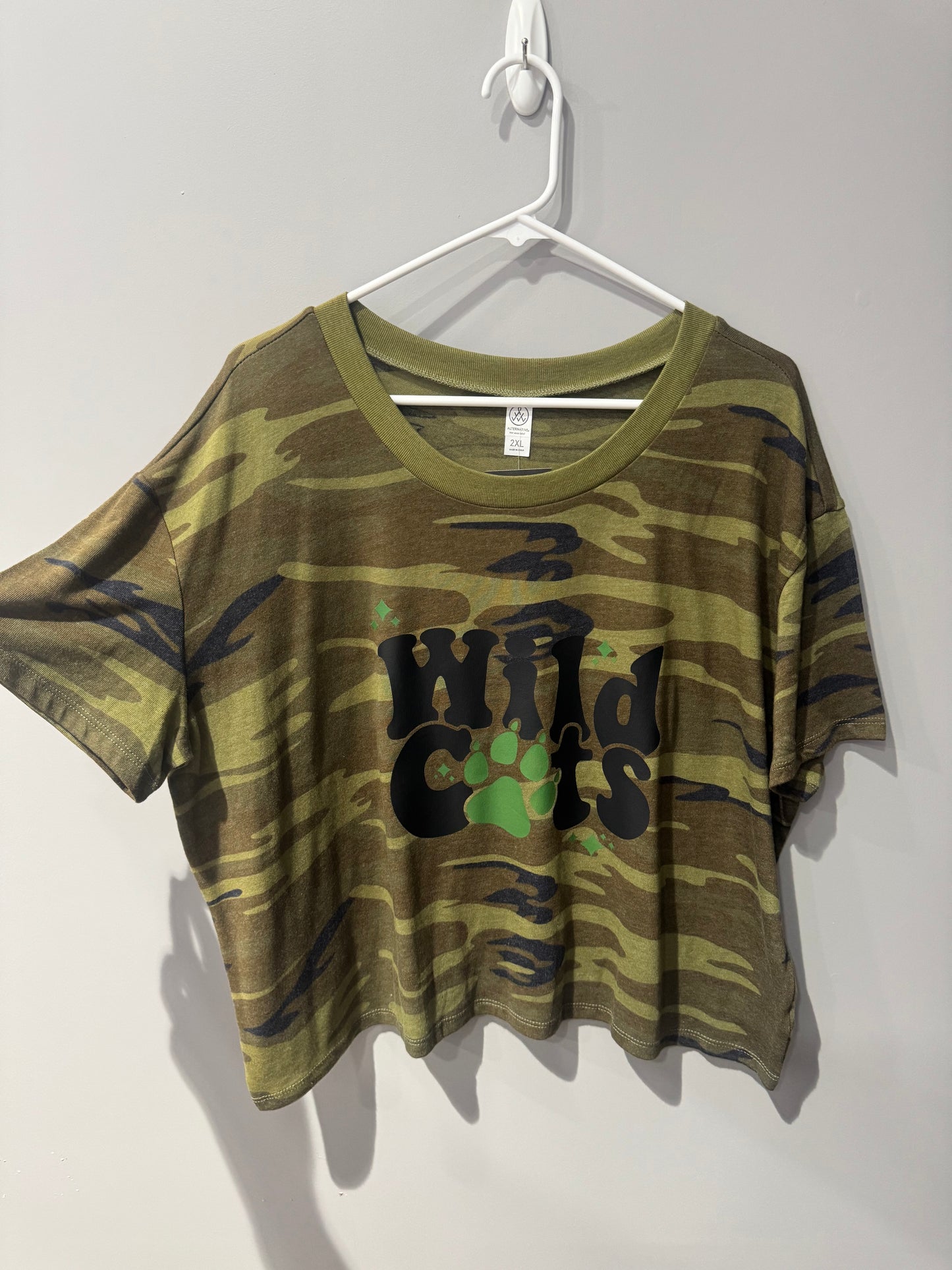Camo Weston Crop Tee