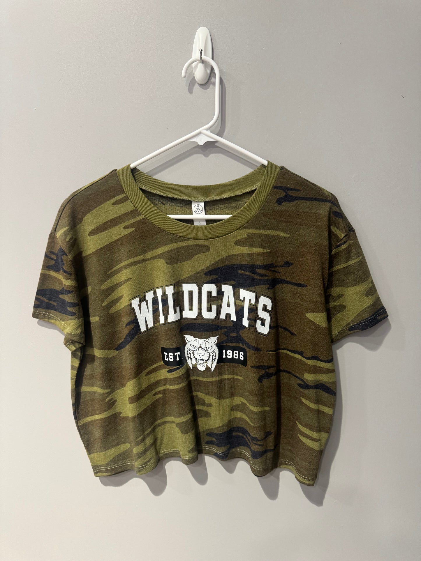Camo Weston Crop Tee