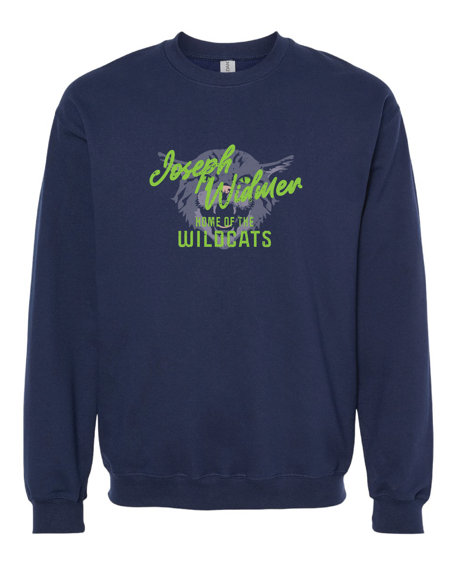 Distressed Wildcats Crewneck