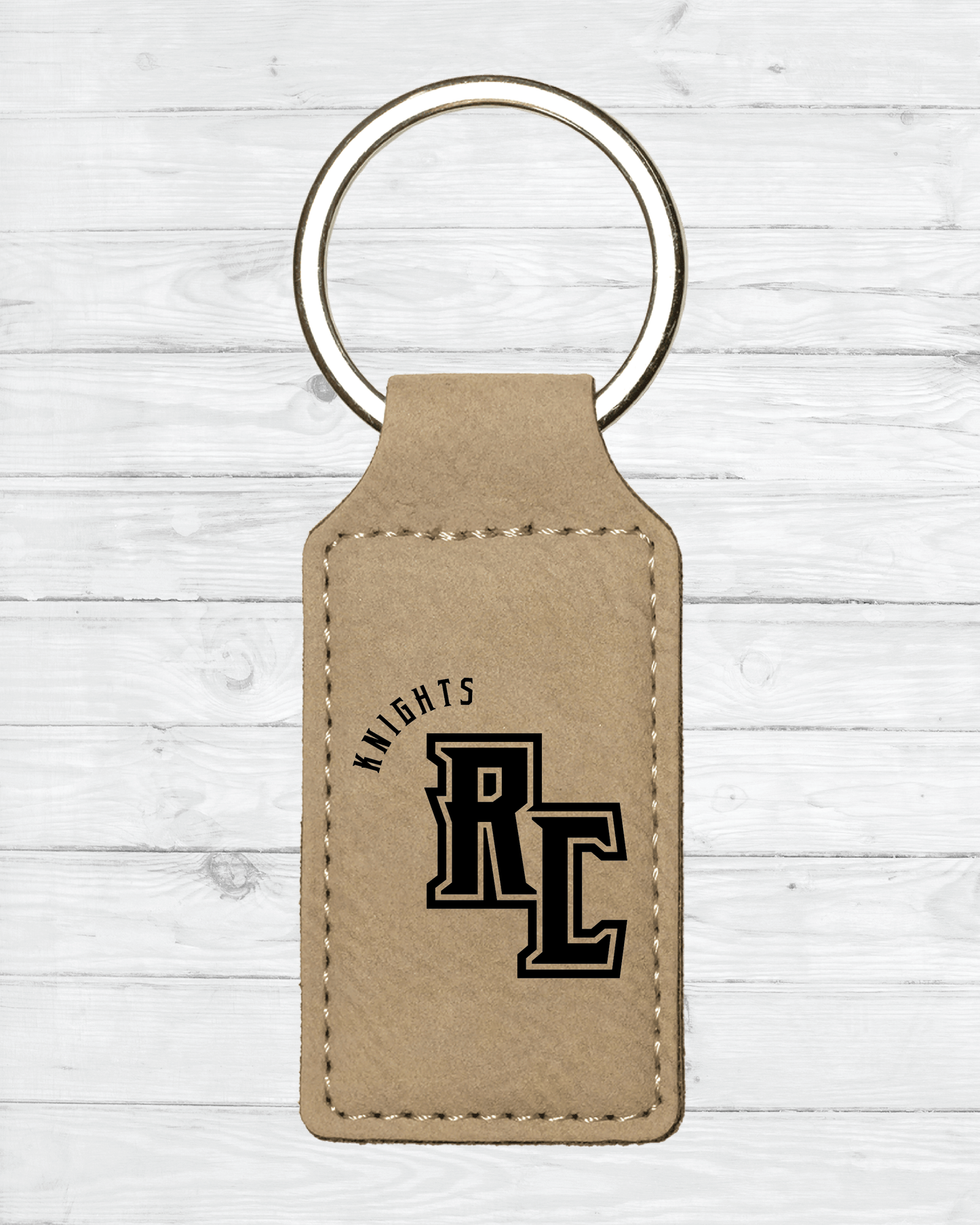 RC Leather Engraved Key Chain