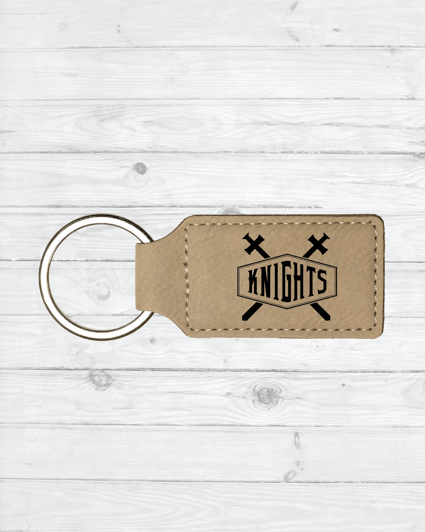 RC Leather Engraved Key Chain