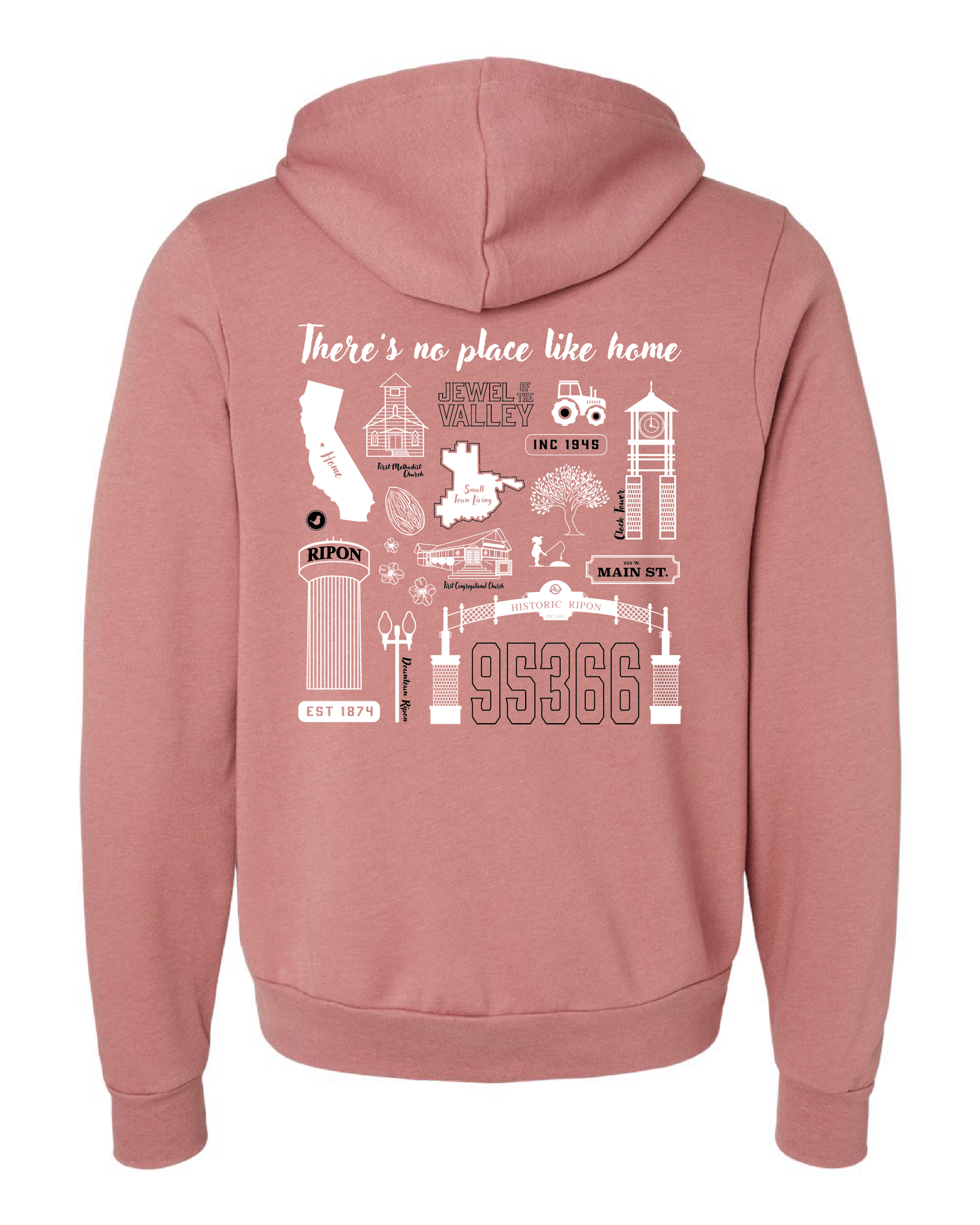 Ripon Motifs Zip-Up Hoodie