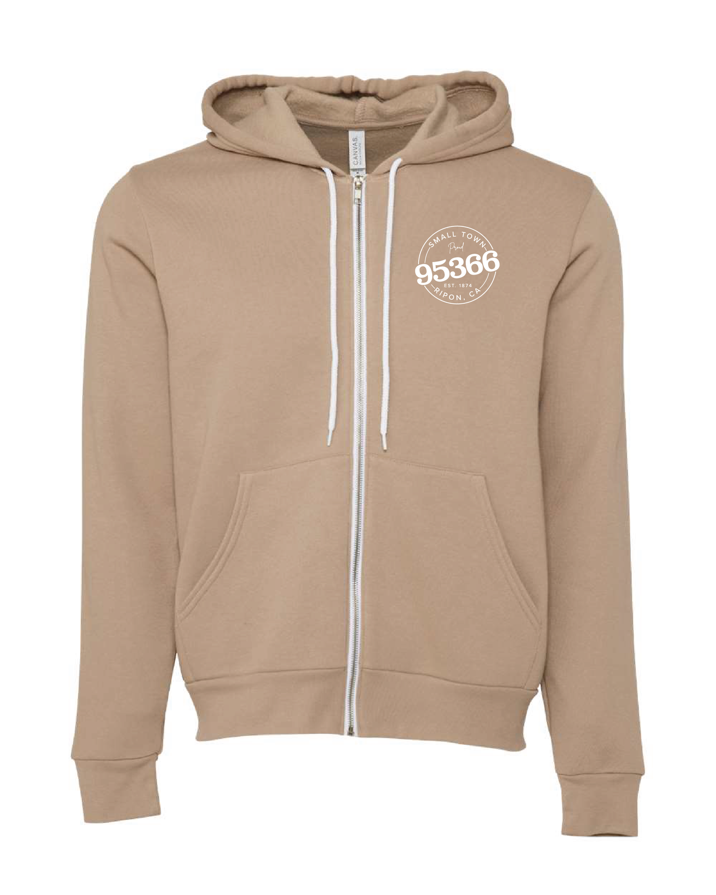 Ripon Motifs Zip-Up Hoodie
