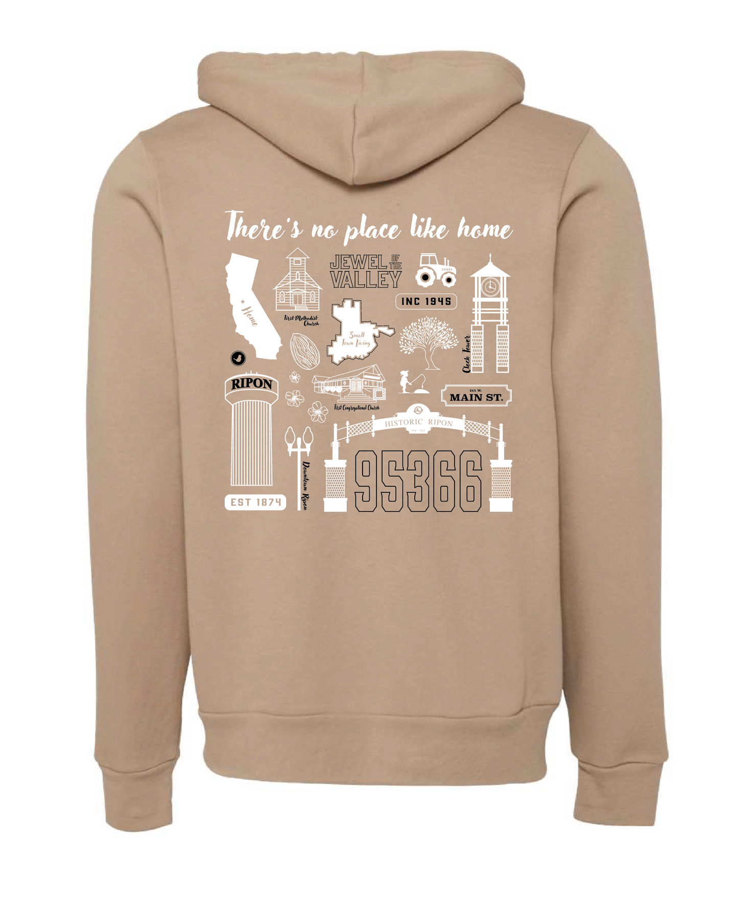 Ripon Motifs Zip-Up Hoodie