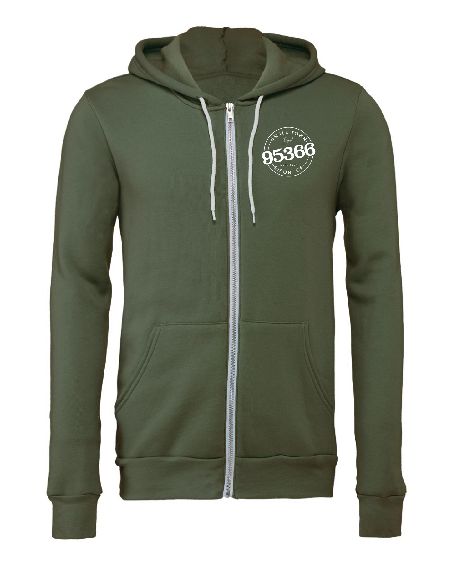 Ripon Motifs Zip-Up Hoodie